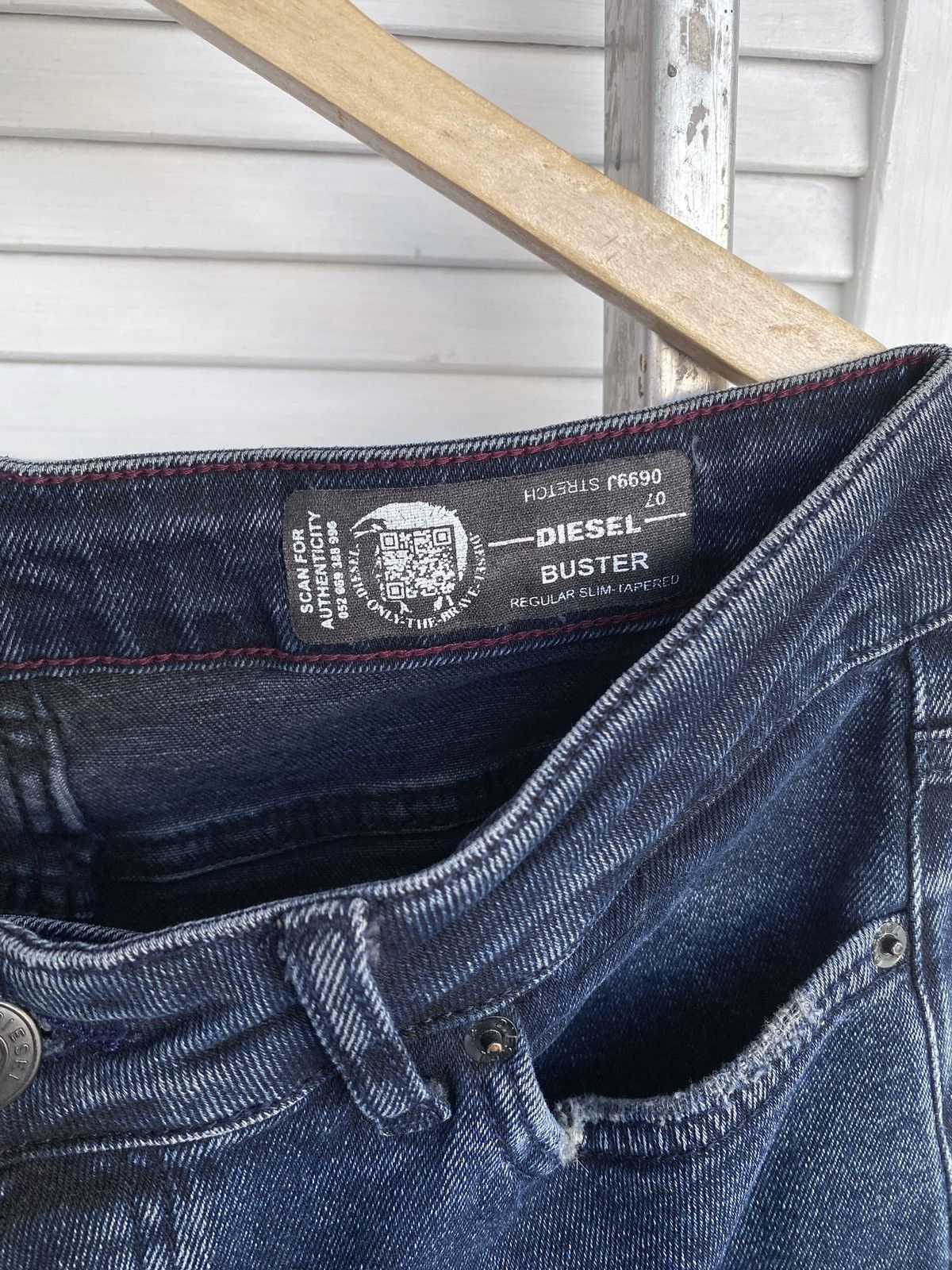 Diesel DIESEL BUSTER Stretch Regular Denim Jeans Pants Y2K Size US 34 / EU 50 - 7 Thumbnail