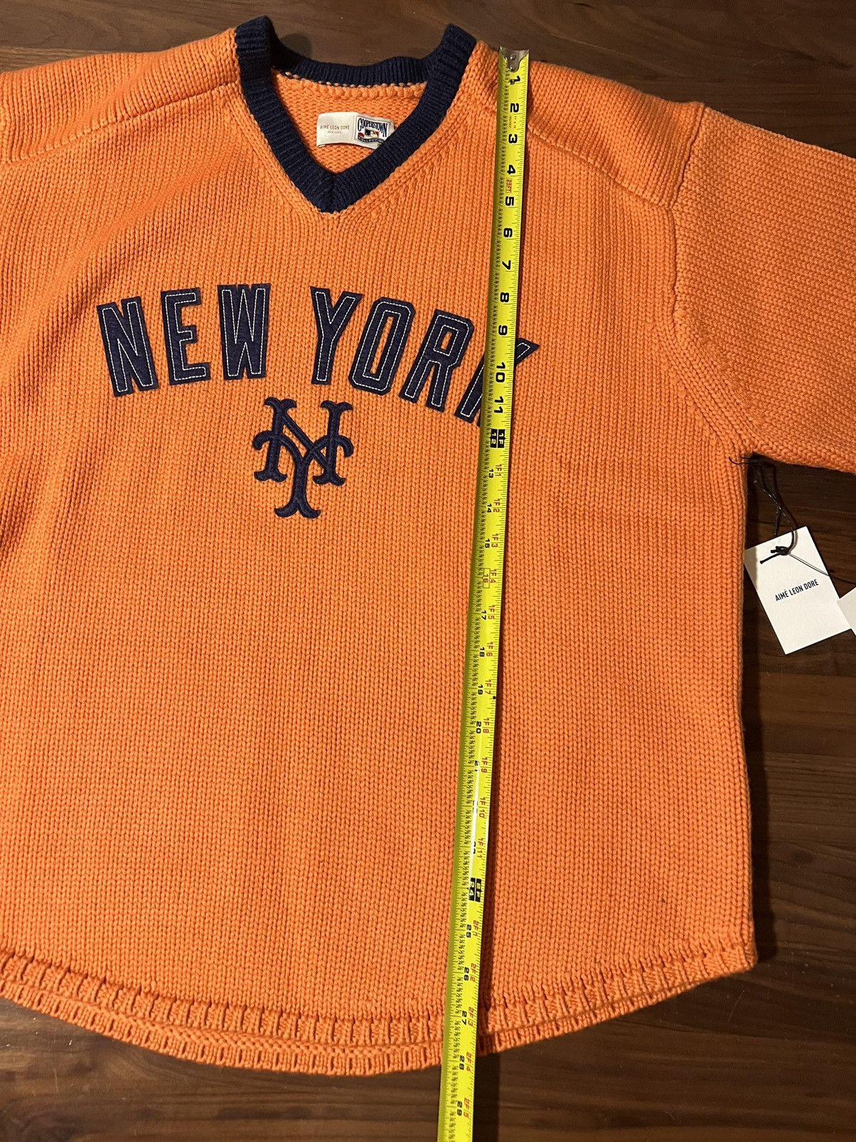 Aime Leon Dore Aime Leon Dore ALD / New York Mets Short-Sleeve Knit Sweater Size US XL / EU 56 / 4 - 9 Thumbnail