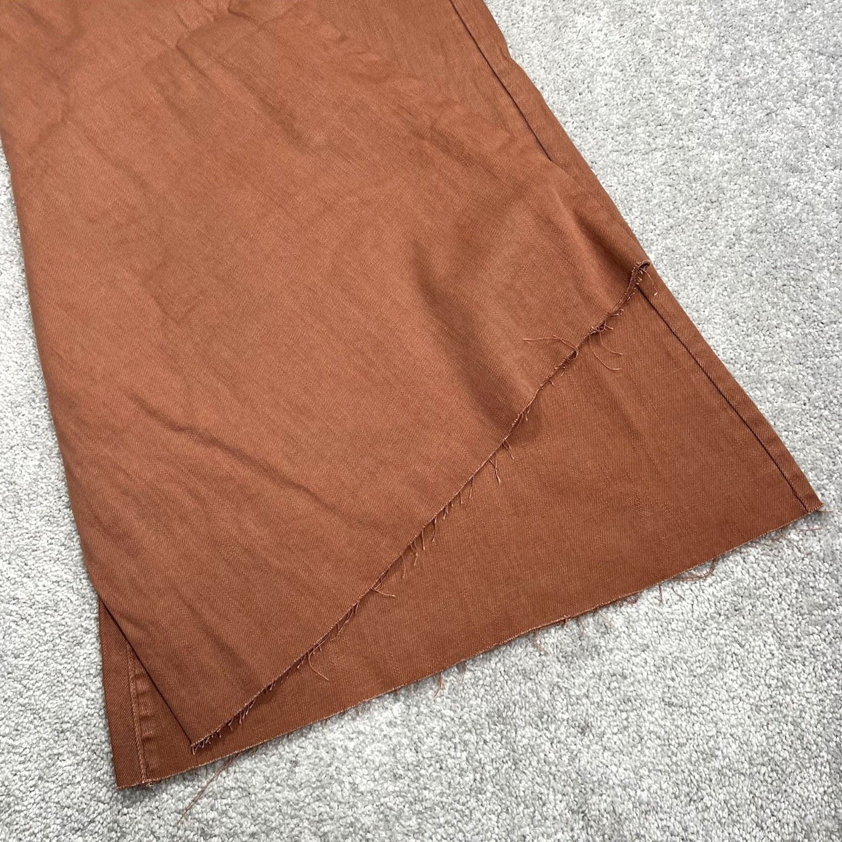 Free People VINTAGE Free People We The Free Pants High Rise Ultra Wide Leg Clover Copper NWT Size 36" / US 14 / IT 50 - 4 Thumbnail