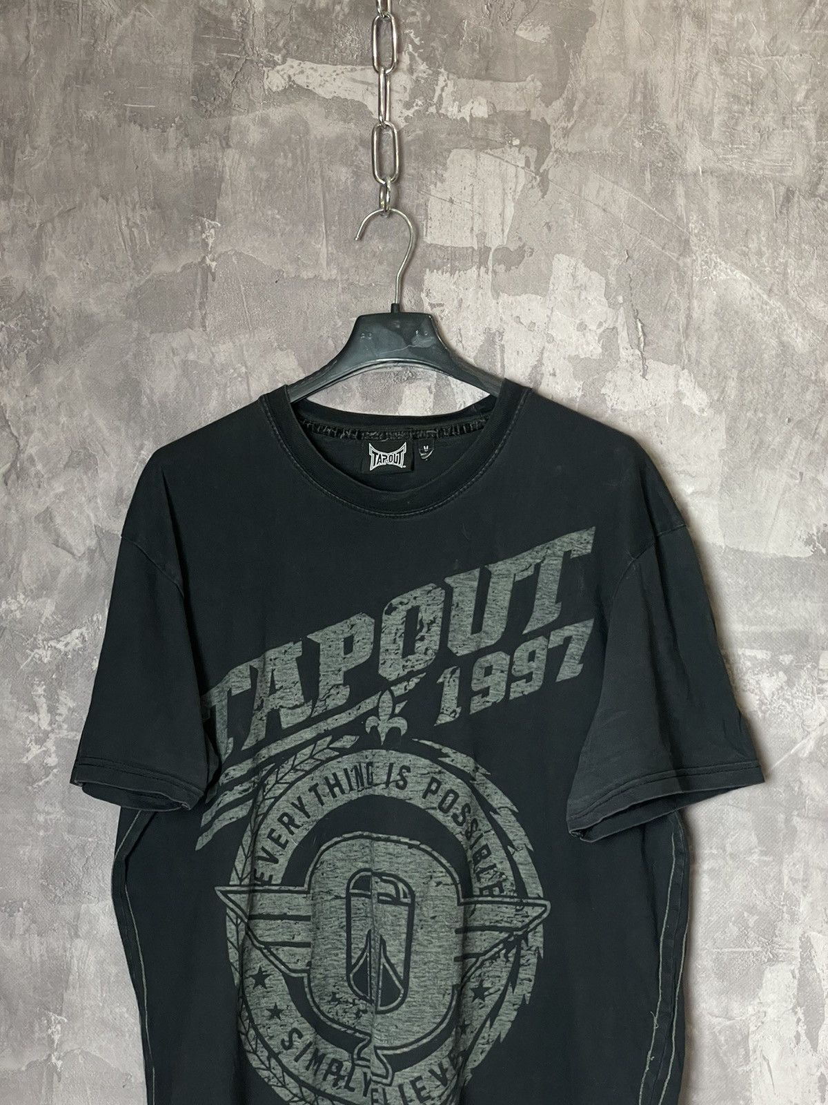 Affliction × Tapout × Vintage CRAZY Vintage Y2K Affliction UFC Style Tapout T-Shirt Tee Size US M / EU 48-50 / 2 - 2 Thumbnail