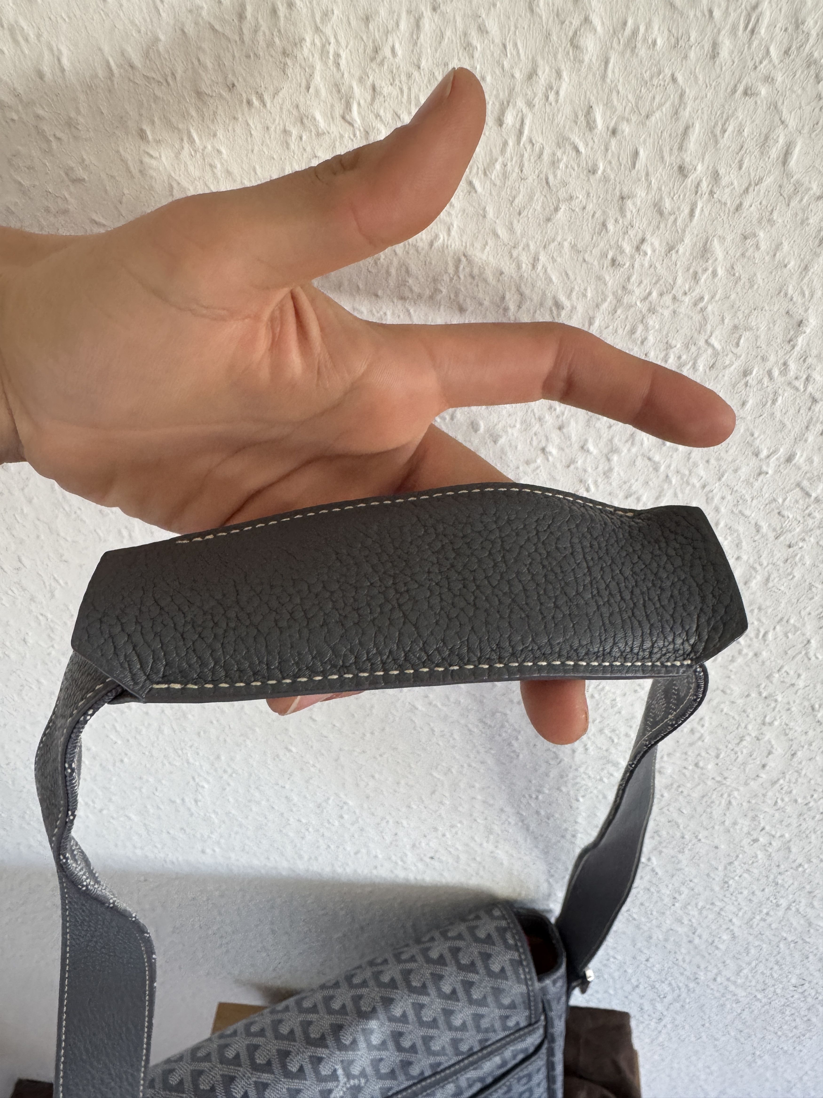 Goyard Grand Bleu MM Messenger Bag – Grey Size ONE SIZE - 12 Thumbnail