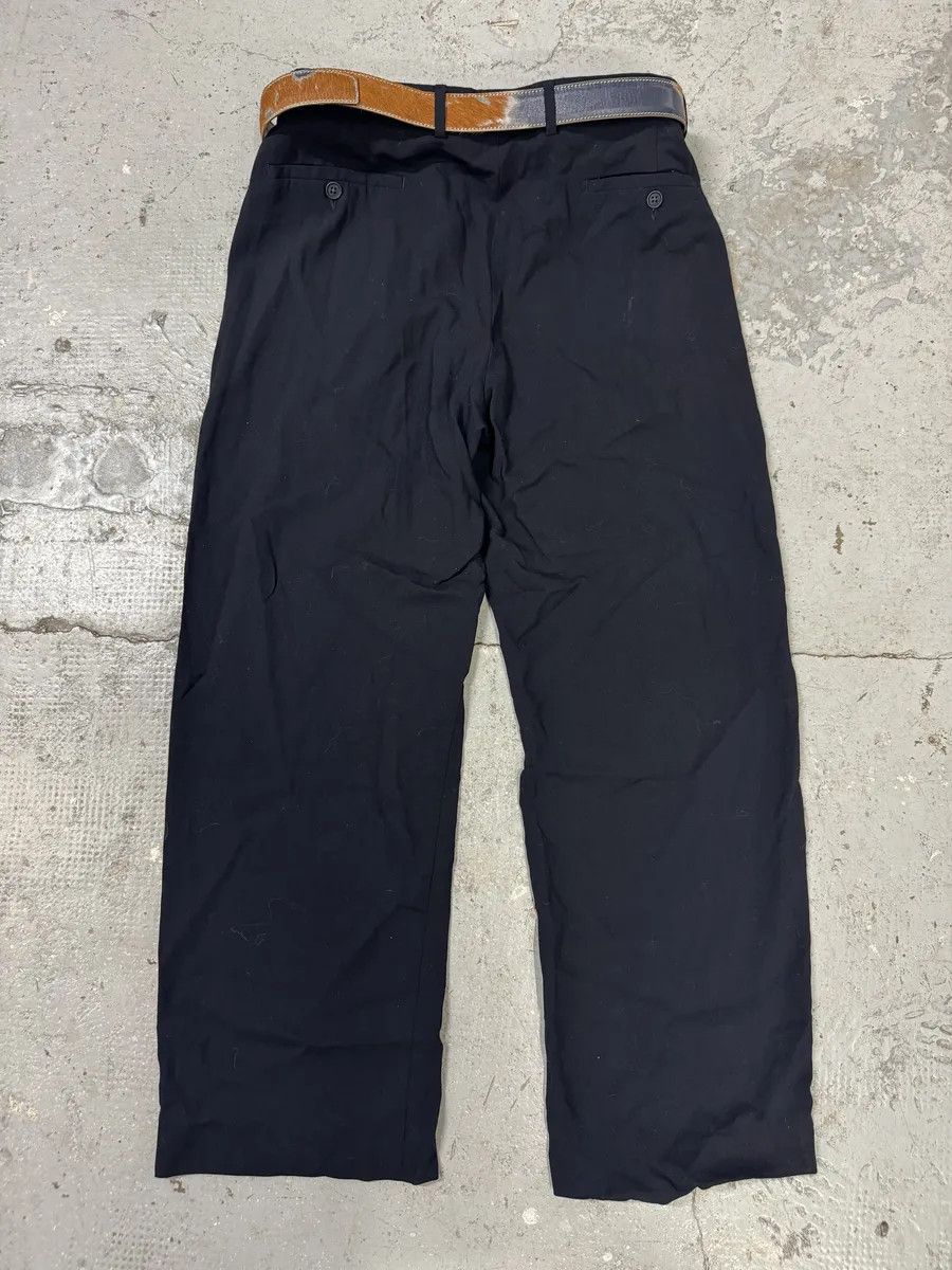 Emporio Armani 1990s Emporio Armani Navy Relaxed Minimalist Pants Size US 31 - 5 Thumbnail