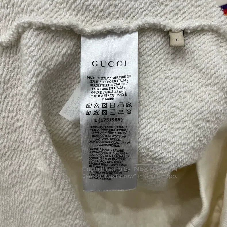 Gucci Gucci White Star Sweatshirt Size US L / EU 52-54 / 3 - 5 Thumbnail