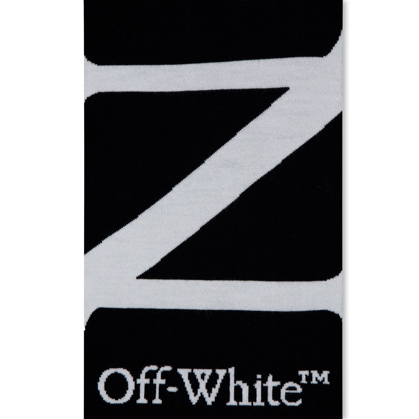 Off-White o1g2r1mq0225 Size: OS / Scarf in Black & White Size ONE SIZE - 4 Thumbnail