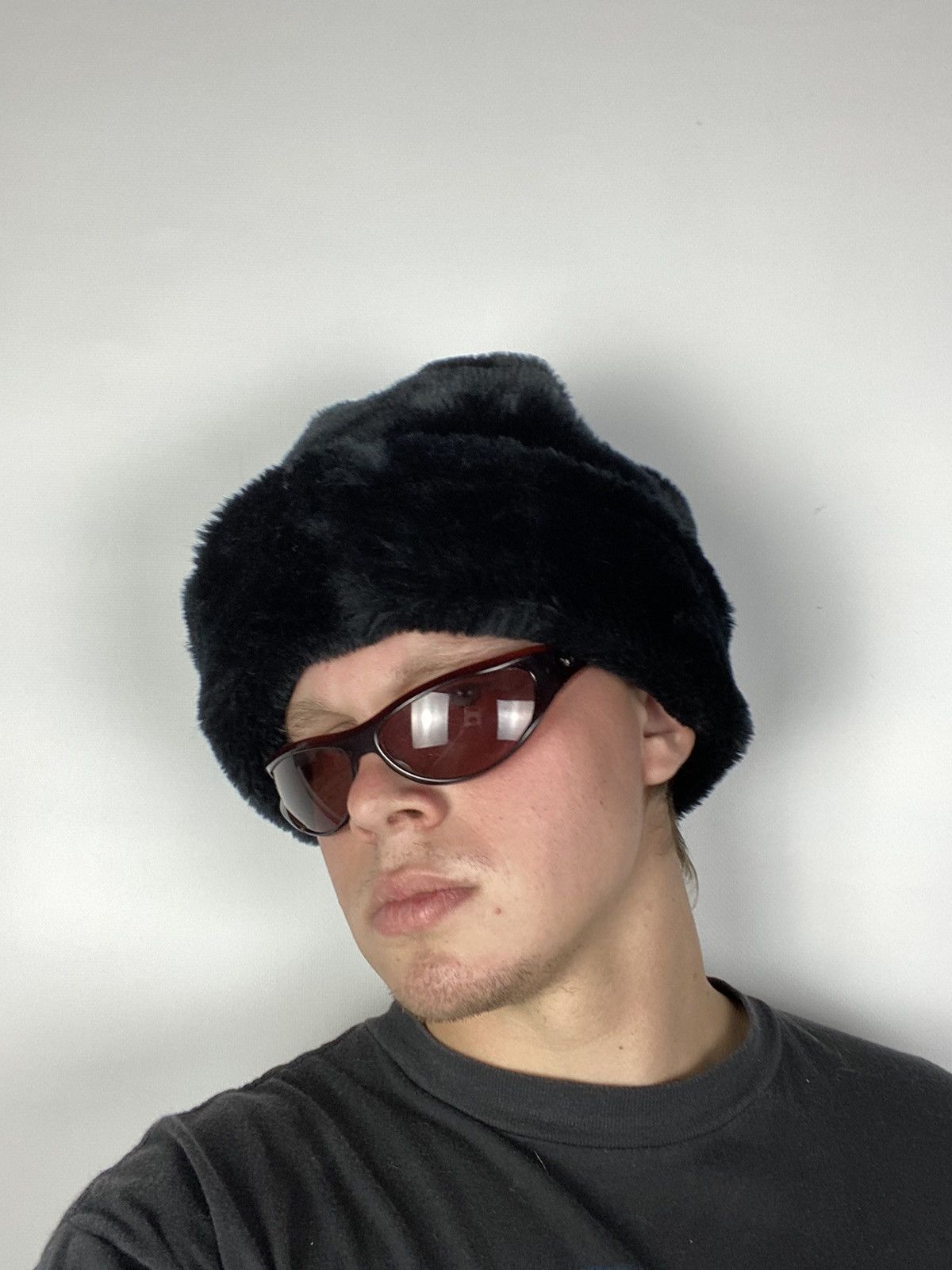 Hysteric Glamour × Japanese Brand Y2K Beanie Vintage Fuzzy Hat Mohair Ushanka Beauty Beast Size ONE SIZE - 1 Thumbnail