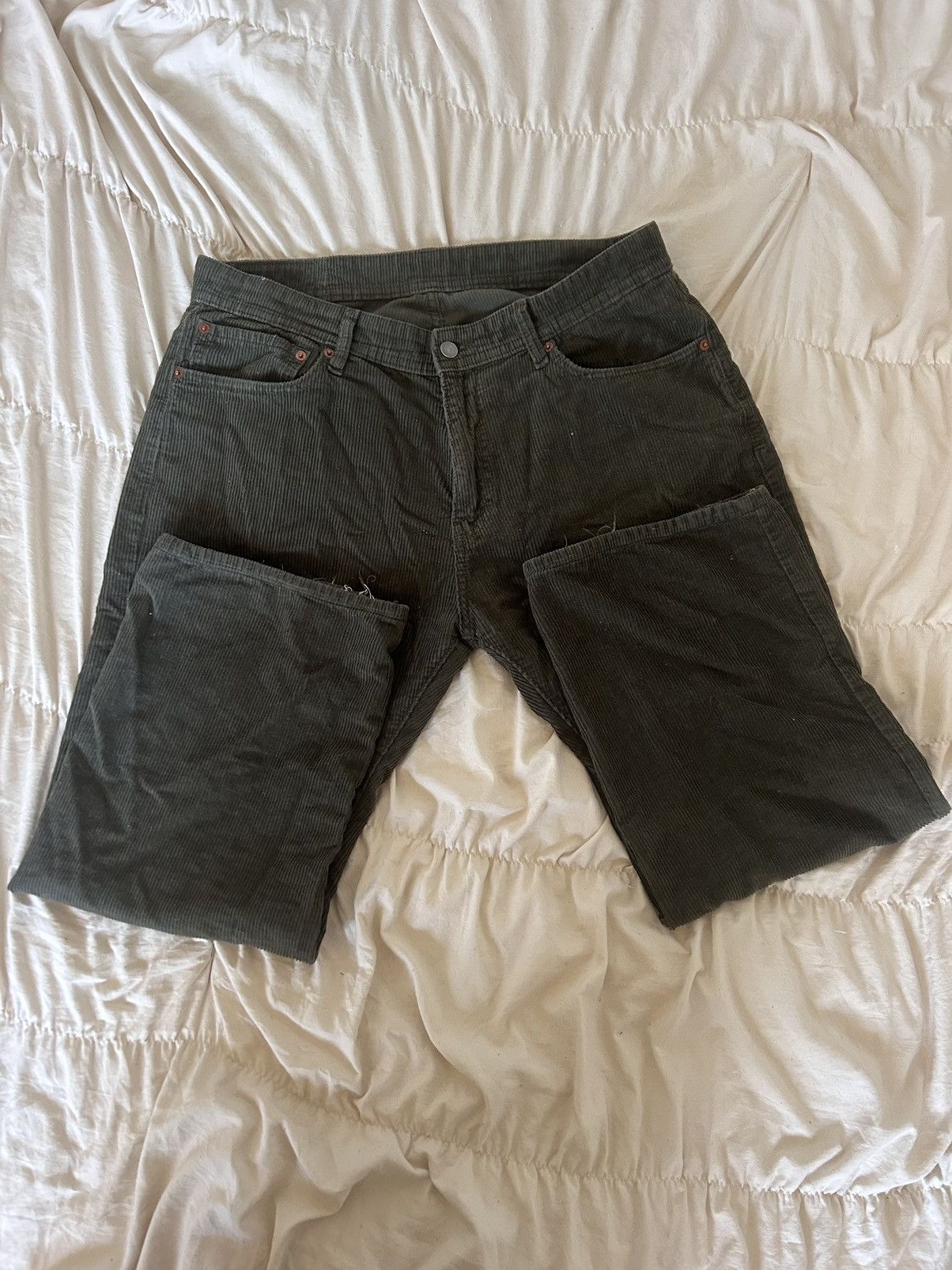 Levi's Vintage Clothing Dark green corduroy Size US 34 / EU 50 - 2 Thumbnail