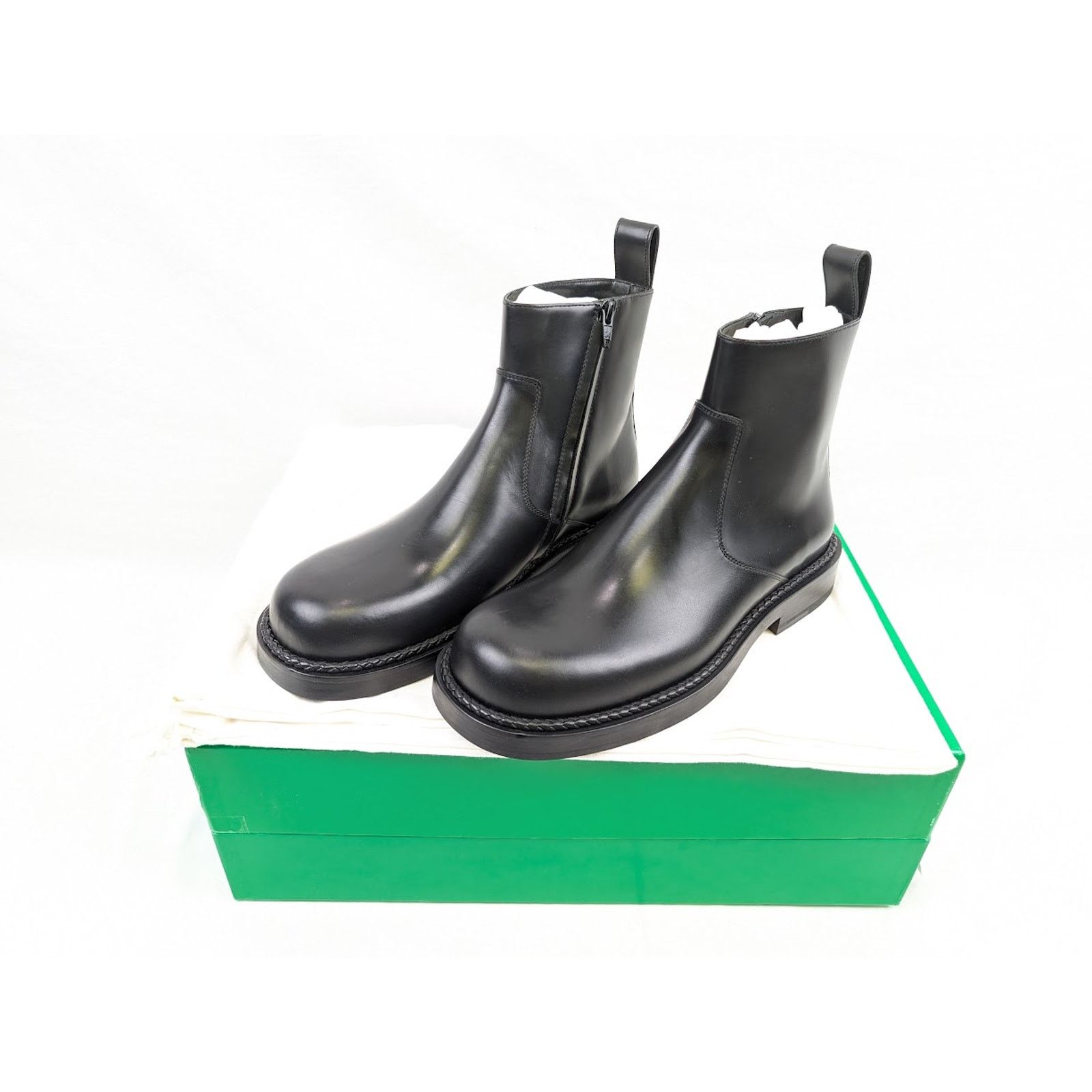 Bottega Veneta o1rshd1 Calf Classic Strut Ankle Boots in Black Size US 8 / EU 41 - 19 Thumbnail