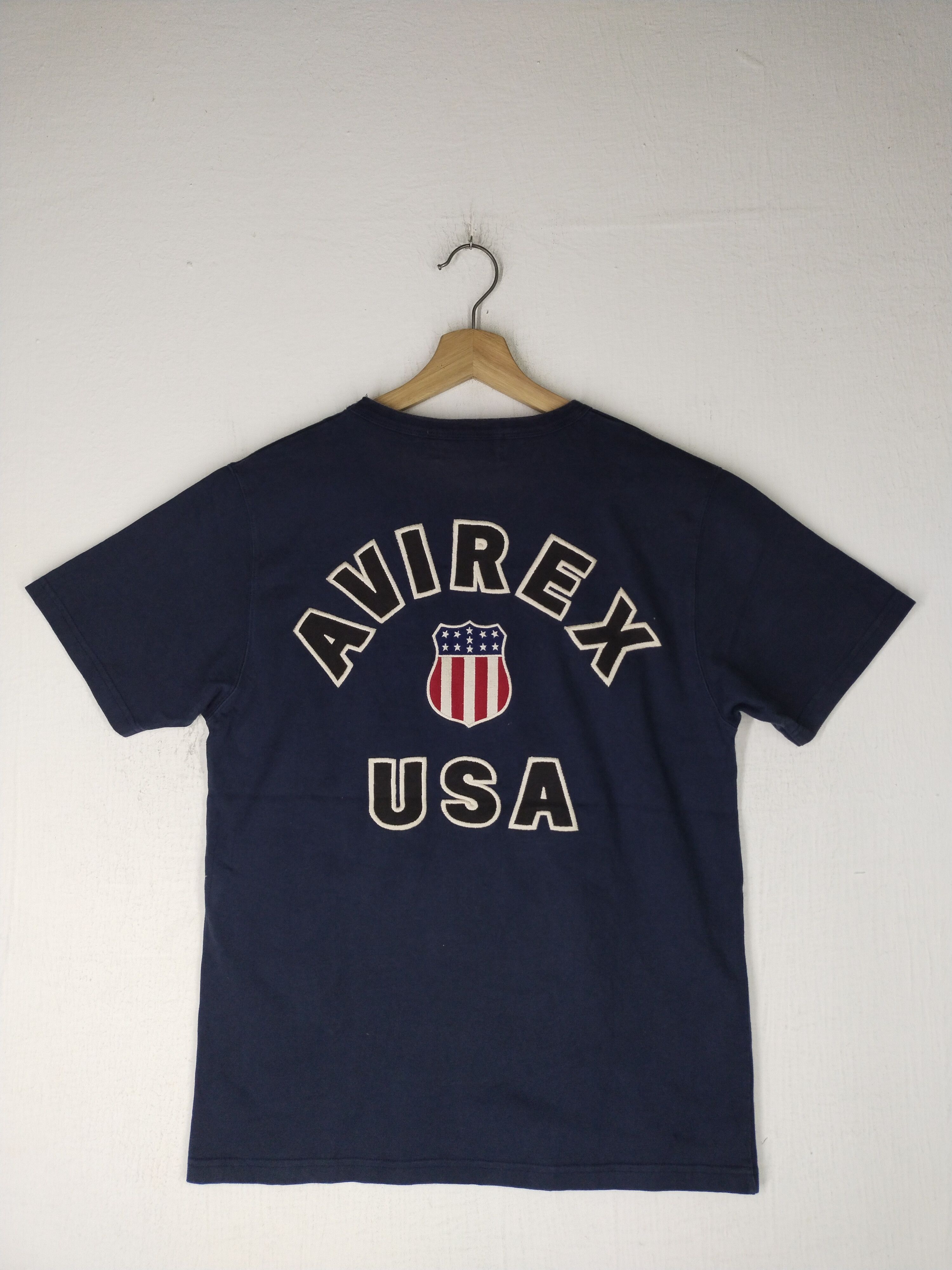 Avirex Vintage Embroidery Avirex USA Shirt Tee Size US M / EU 48-50 / 2 - 1 Thumbnail