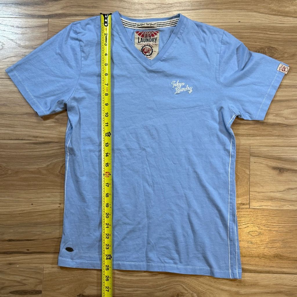 47 Brand Tokyo Laundry Men’s V-Neck T-Shirt Small Blue Size US S / EU 44-46 / 1 - 5 Thumbnail