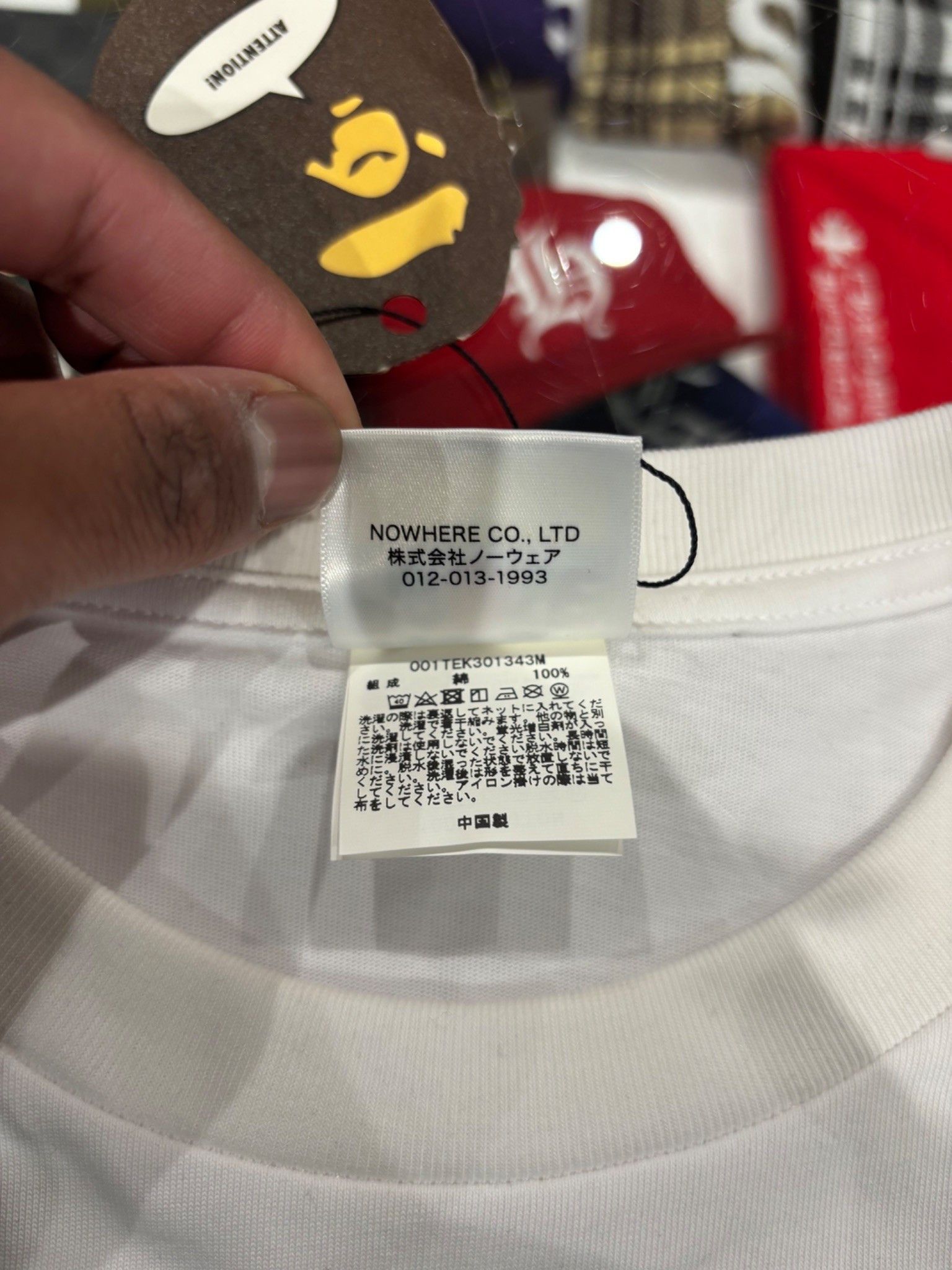 Bape BAPE Heart Ape Head Relaxed Fit Tee White Size US XL / EU 56 / 4 - 6 Thumbnail