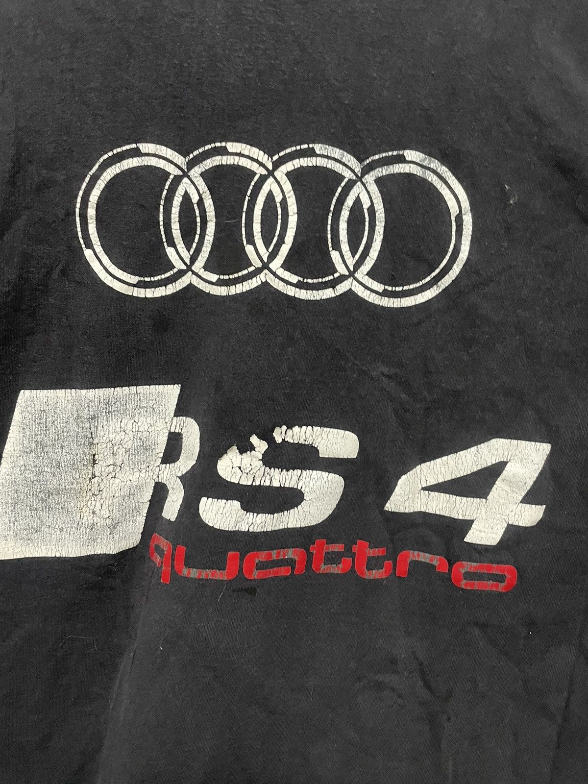 Audi Vintage Audi RS4 Quattro Racing Tee Y2K Motorsport Size US XL / EU 56 / 4 - 3 Thumbnail