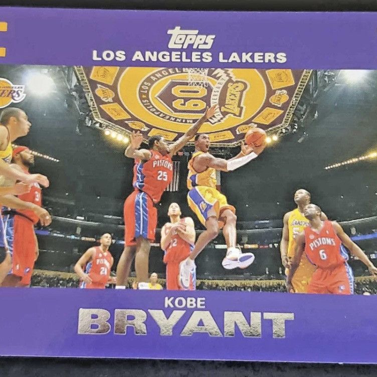 NBA Topps LA Lakers 60th anniversary team card set Kobe Bryant Size ONE SIZE - 3 Thumbnail