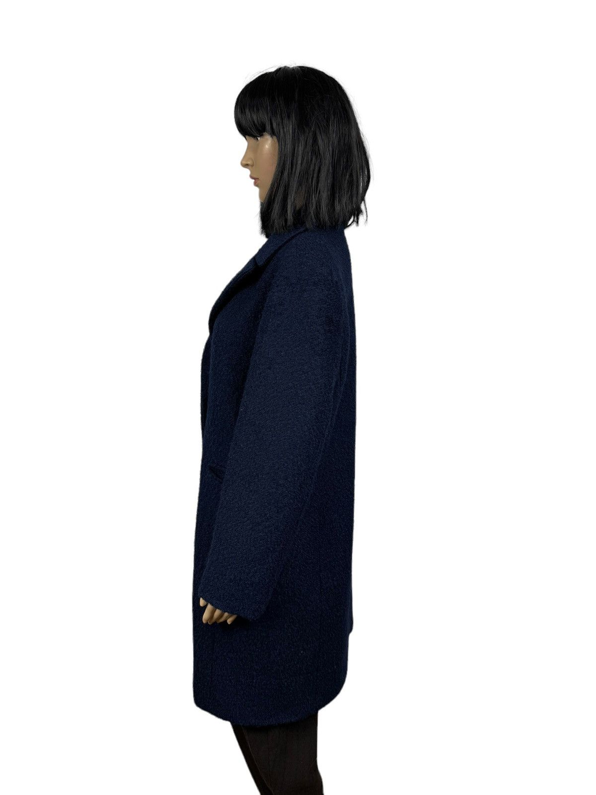 Marella Marella Emme Wool-Polyester Blue Coat size IT50 US14 Size XL / US 12-14 / IT 48-50 - 8 Thumbnail