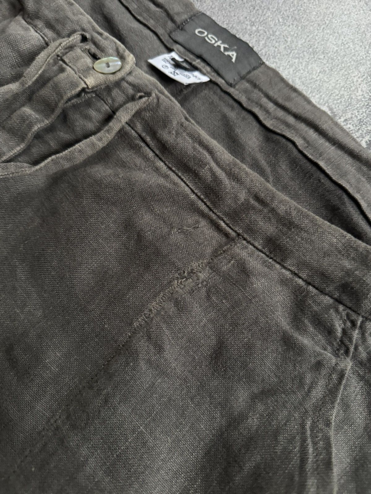 OSKA Oska III size linen avantgarde long relaxed skirt Size 28" / US 6 / IT 42 - 15 Thumbnail