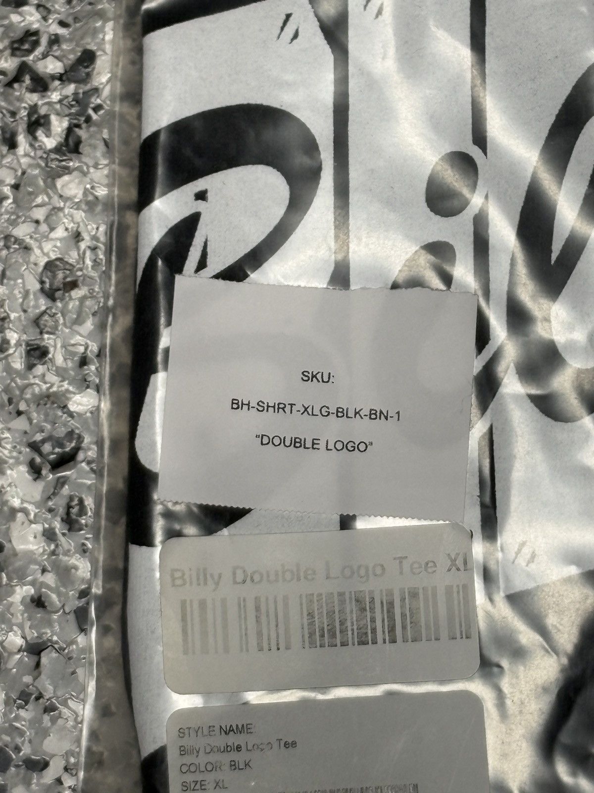 Billy Hill 2024 Billy Hill Black/White “Double Logo” T-Shirt Size XL Size US XL / EU 56 / 4 - 8 Thumbnail