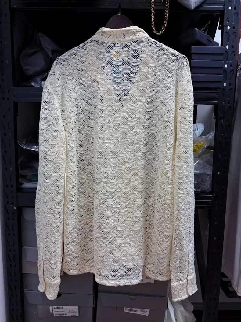 Aime Leon Dore Aime Leon Dore Lace-up Cuban Collar Long Sleeve Shirt Size US M / EU 48-50 / 2 - 4 Thumbnail