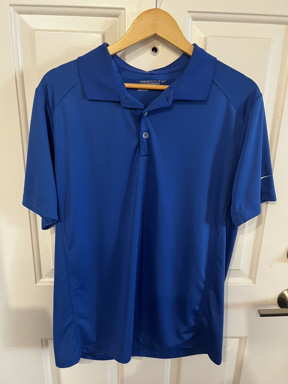 Nike New blue men’s golf shirt Size US L / EU 52-54 / 3 - 1 Thumbnail