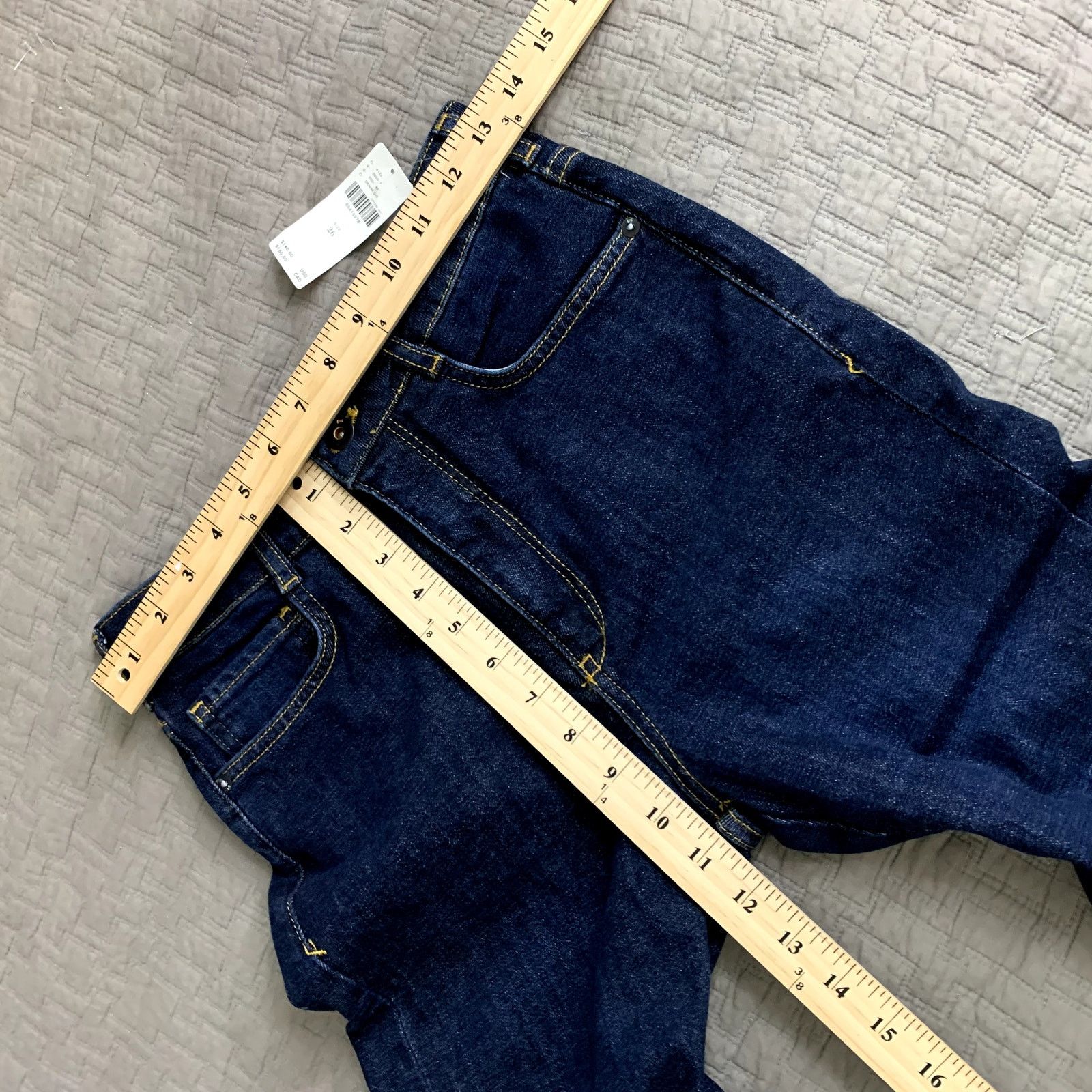 Anthropologie NWT Anthropologie Pilcro The Split Straight Jeans 26 Size 26" / US 2 / IT 38 - 3 Thumbnail