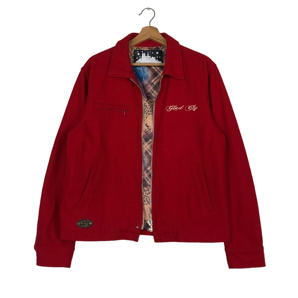 Hysteric Glamour 🔥VINTAGE BIKER JACKET MONSTER MARKETING BIG LOGO Size US M / EU 48-50 / 2 - 3 Thumbnail