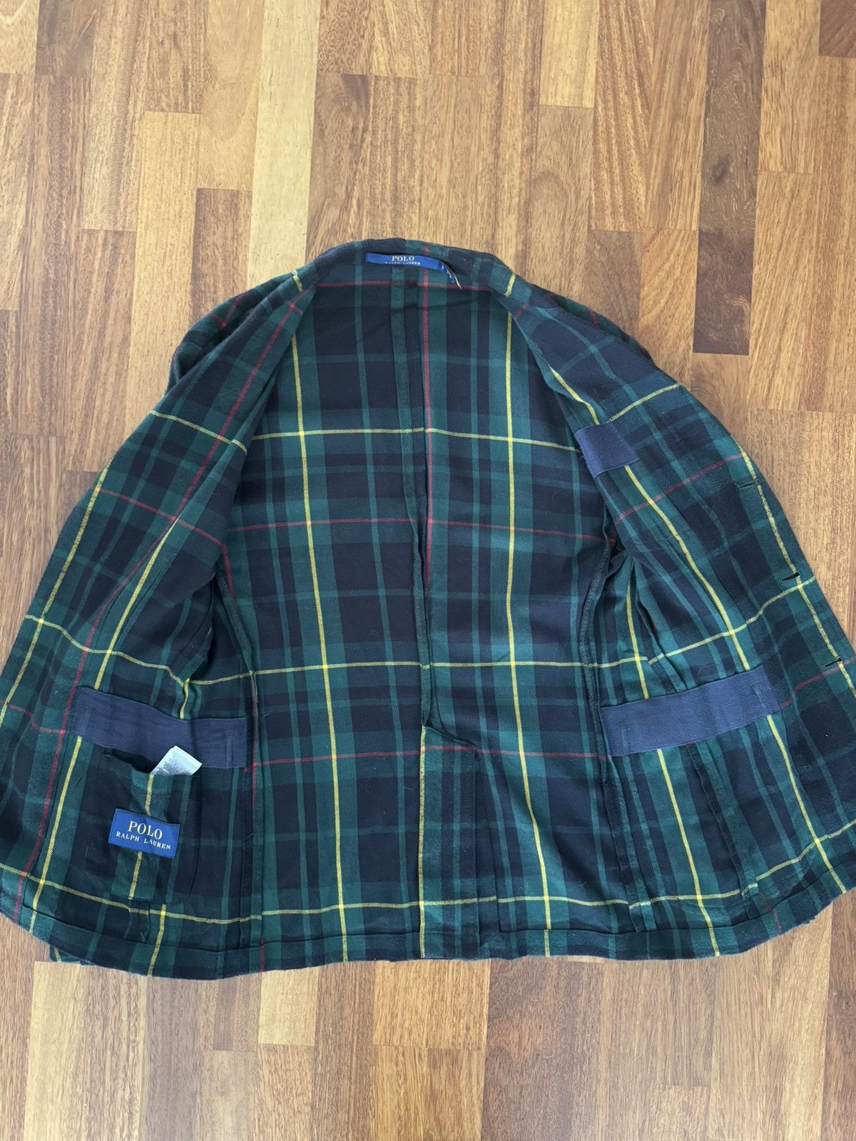 Polo Ralph Lauren Polo ralph lauren flannel plaid suit jacket Size 34R - 2 Thumbnail
