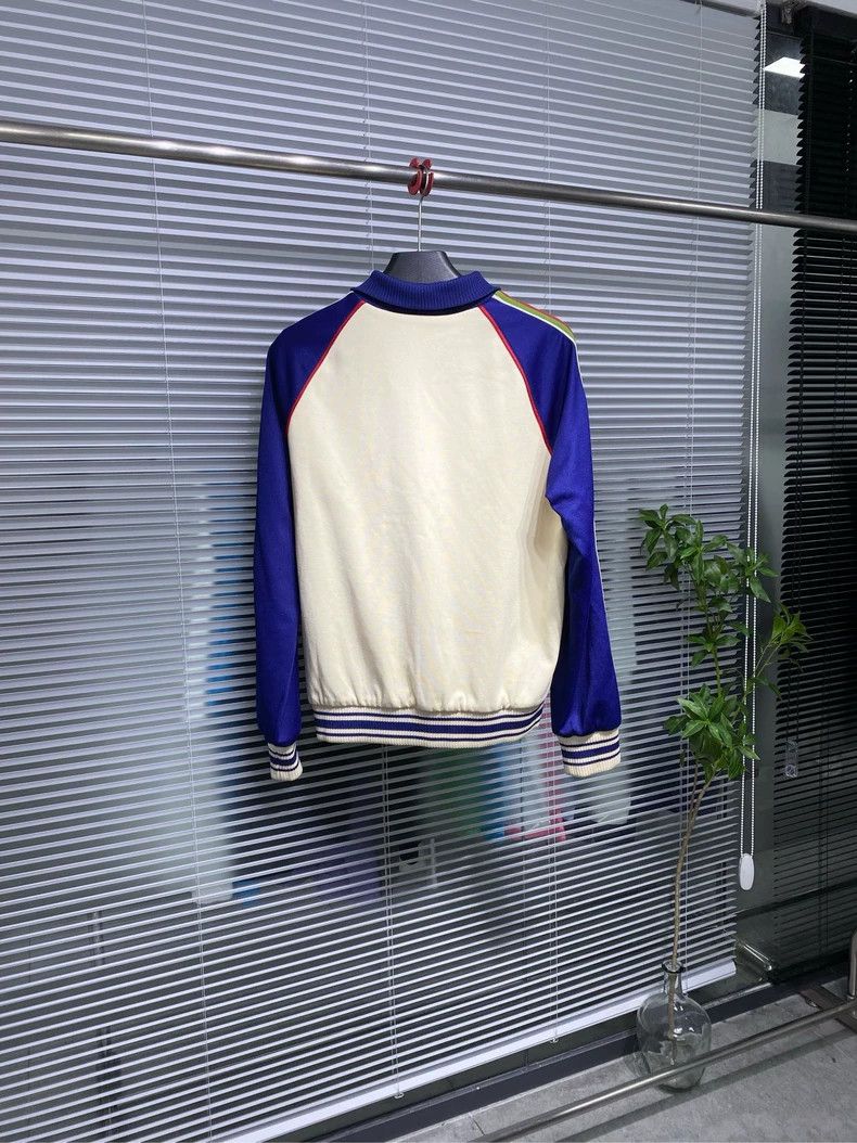 Gucci Gucci Blue and white stitching red and green stripes logo e Size US XL / EU 56 / 4 - 2 Thumbnail