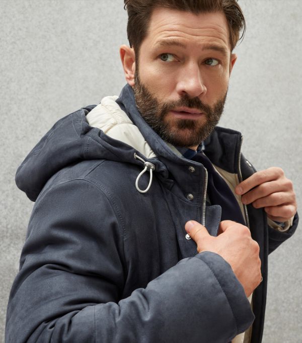 Brunello Cucinelli Jacket in Dark Blue Size US S / EU 44-46 / 1 - 2 Thumbnail