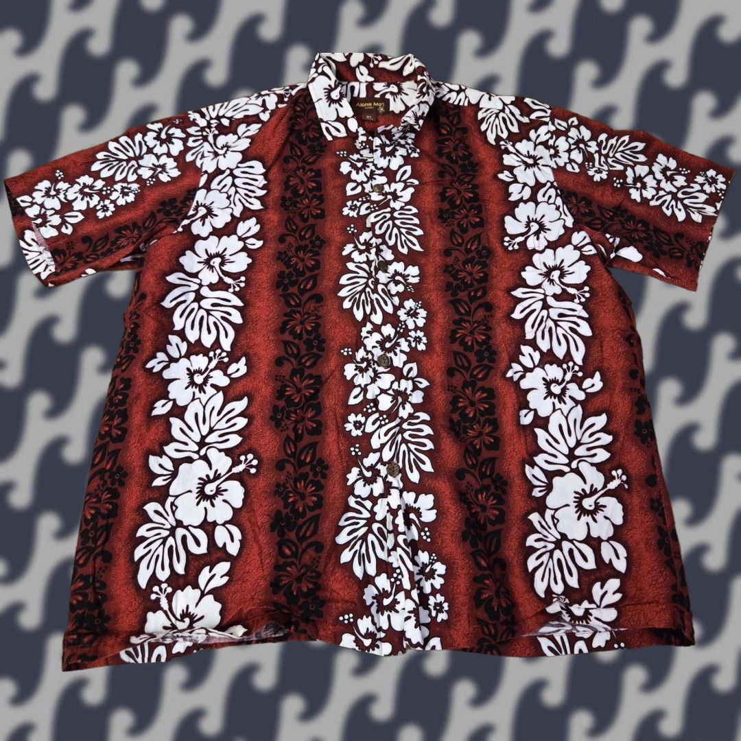 ALOHAS Aloha Mo'i Hawaii Hawaiian Shirt Mens XL Hibiscus Floral Made in Hawaii USA Shirt Size US XL / EU 56 / 4 - 1 Thumbnail