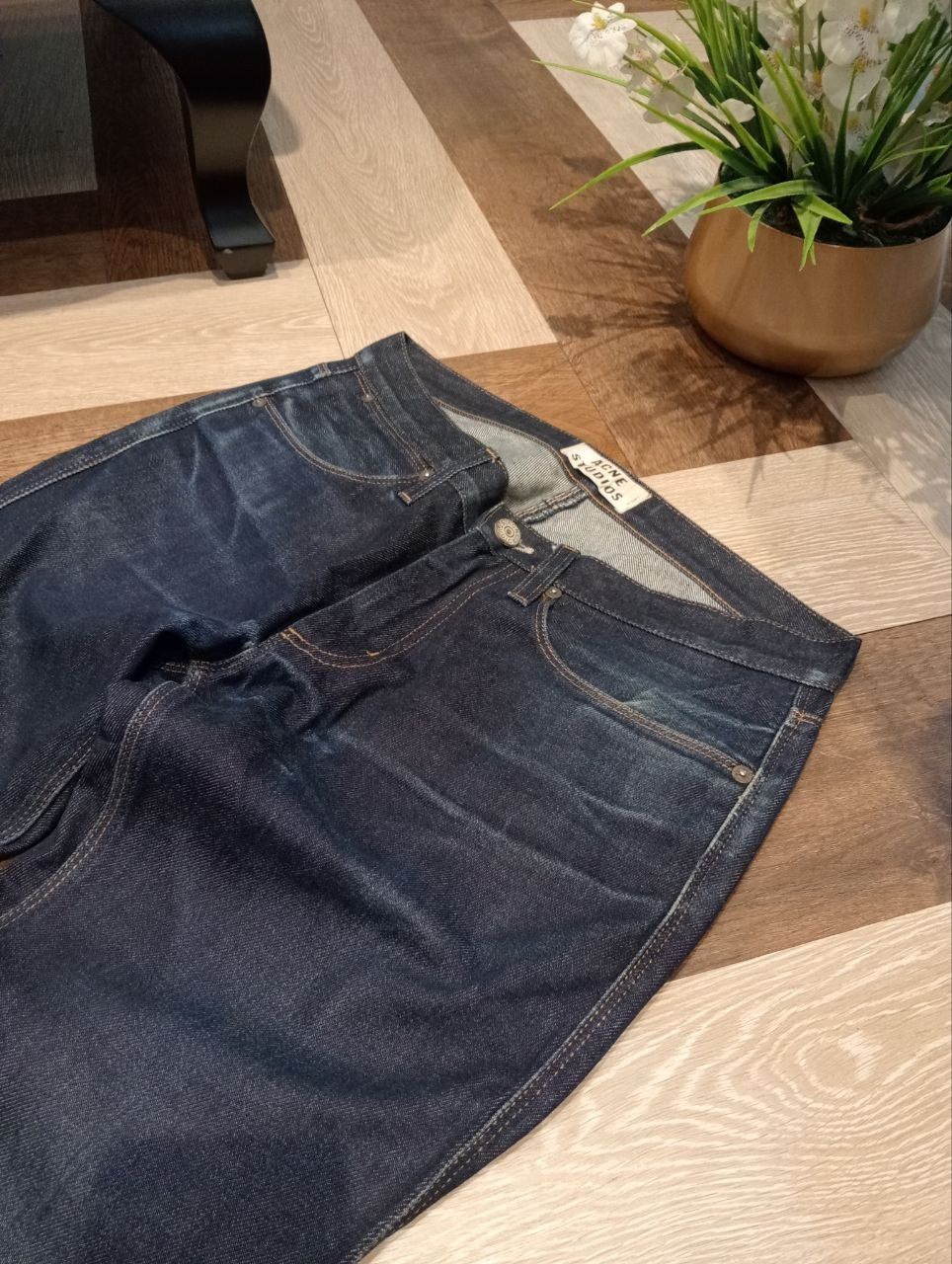 Acne Studios ACNE STUDIOS MAX NEW RAW INDIGO DENIM PANTS Size US 30 / EU 46 - 5 Thumbnail