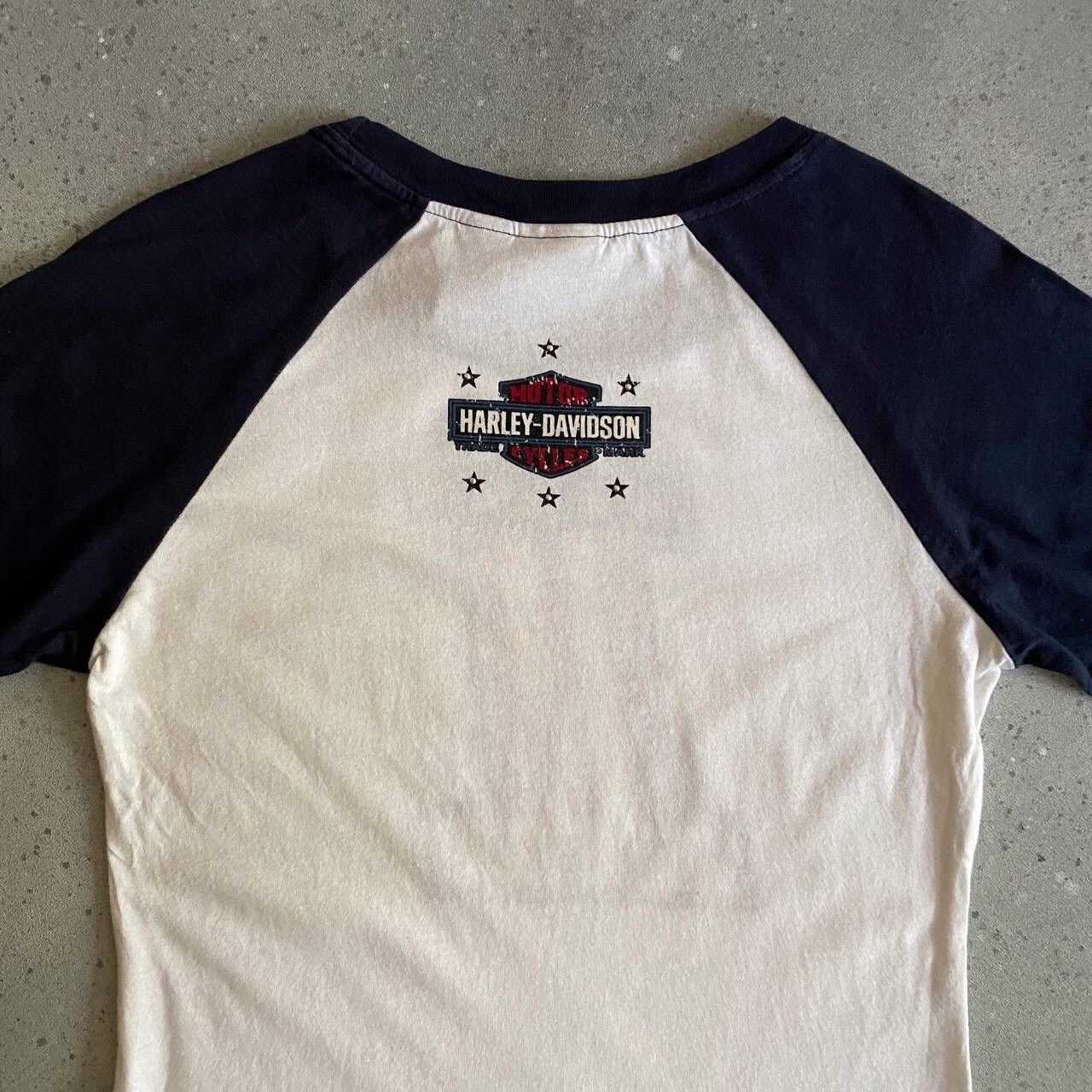 Harley Davidson × Vintage Y2K Harley Davidson Rhinestones Logo Vintage Top Size M / US 6-8 / IT 42-44 - 6 Thumbnail