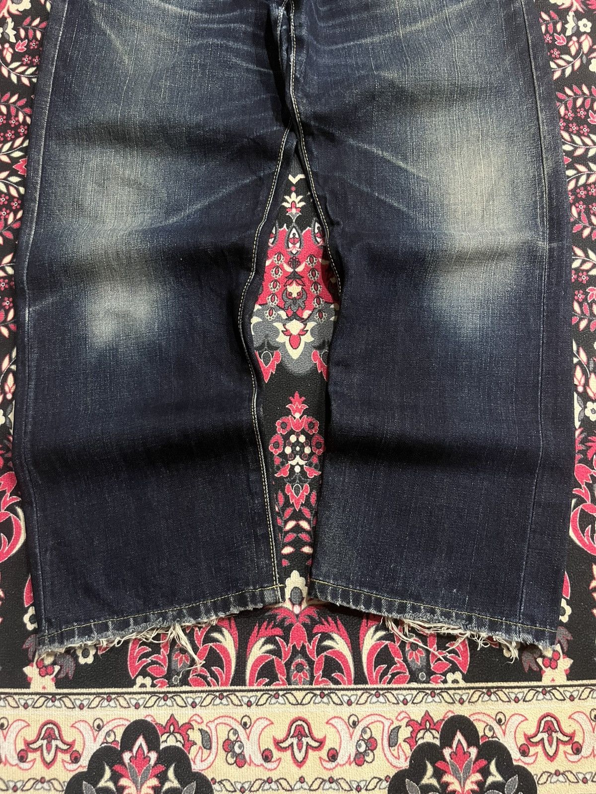 Kapital ⚡️Vintage⚡️Edwin 505Z Blue Washed Buckle Back Selvedge Jeans Size US 30 / EU 46 - 15 Thumbnail