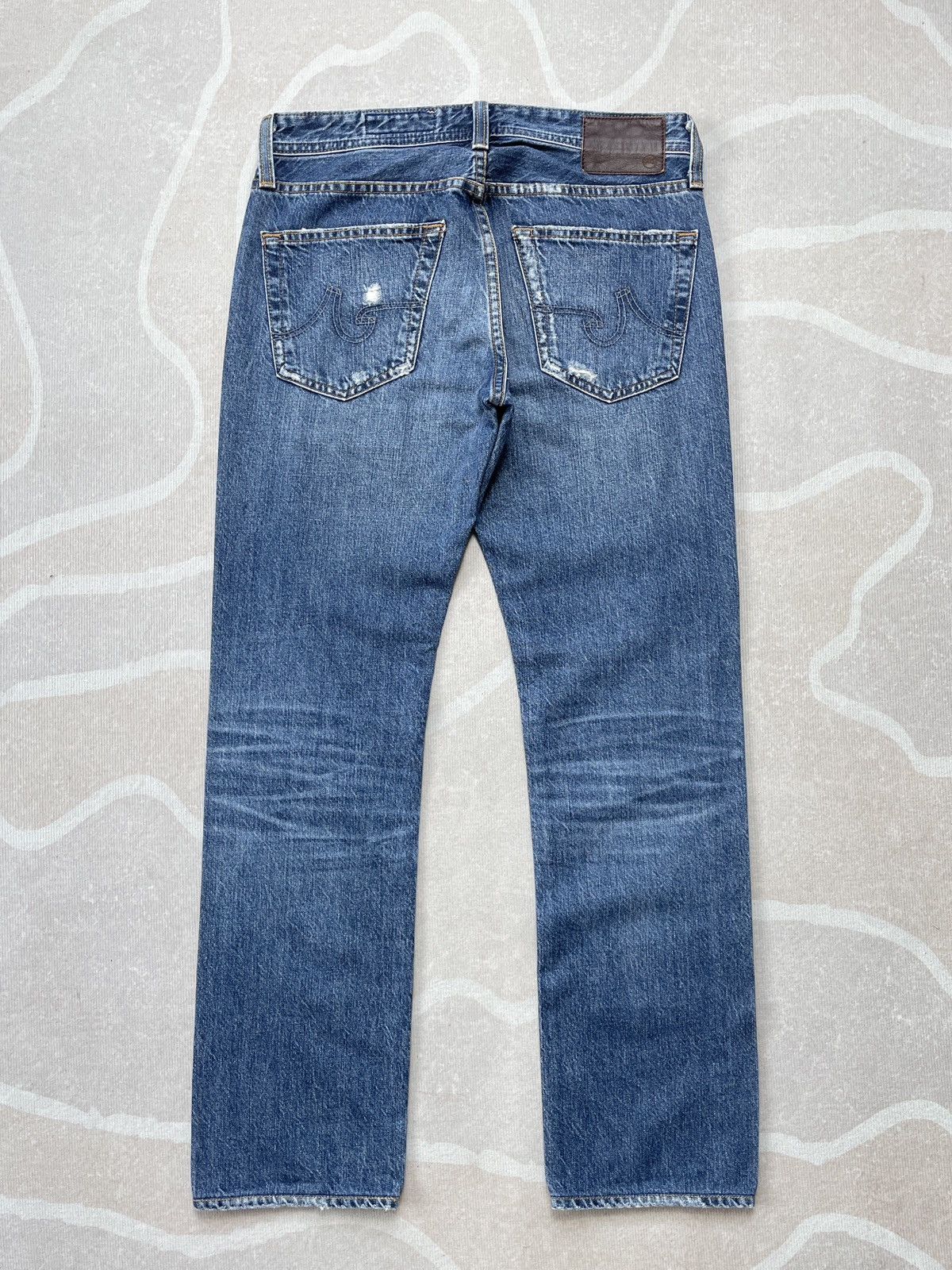 AG Adriano Goldschmied ADRIANO GOLDSCHMIED SLIM STRAIGHT JEANS Size US 30 / EU 46 - 2 Thumbnail