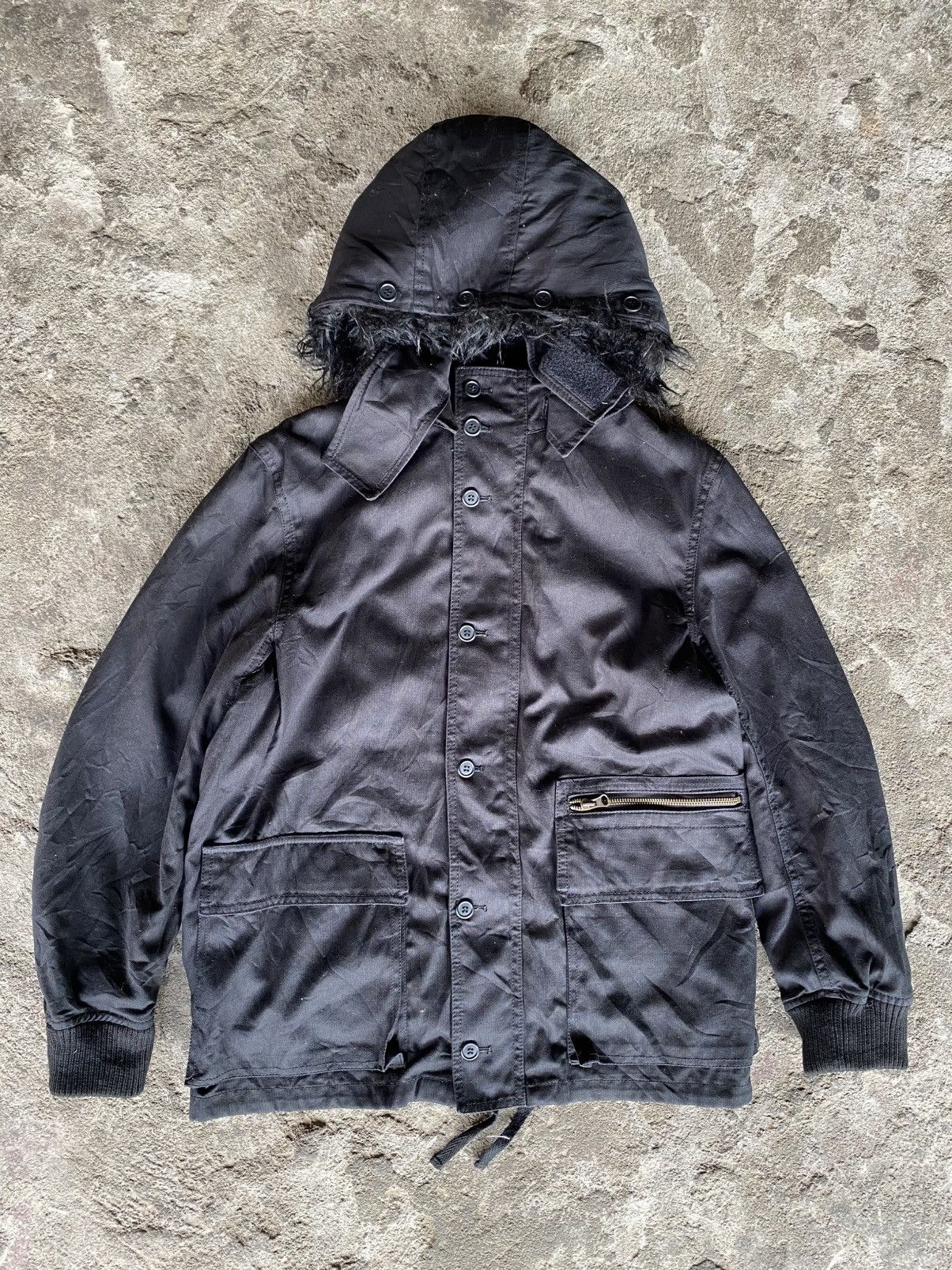 If Six Was Nine × Japanese Brand × PPFM PPFM Japanese Bindage Fur Hooded IfsixwasnineLGB Style Size US M / EU 48-50 / 2 - 7 Thumbnail