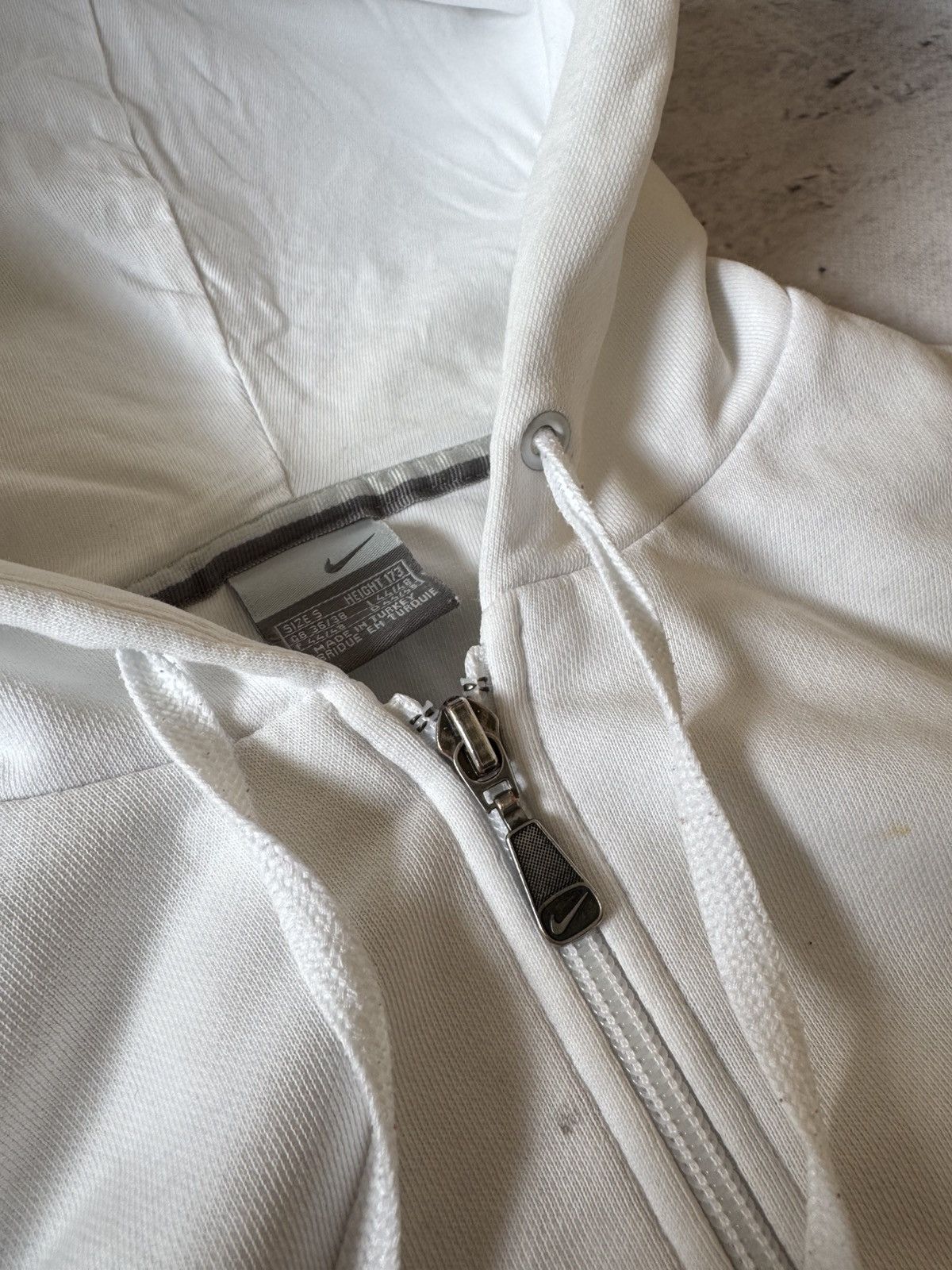 Nike × Vintage NIKE VINTAGE 00s y2k OVERSIZE BAGGY ZIP HOODIE CENTER LOGO Size US S / EU 44-46 / 1 - 6 Thumbnail