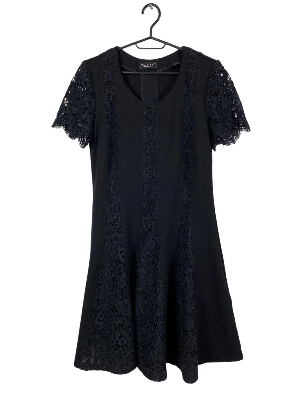 TWINSET Twin-Set Midi Dress With Lace Fabric Viscose size L Size L / US 10 / IT 46 - 9 Thumbnail