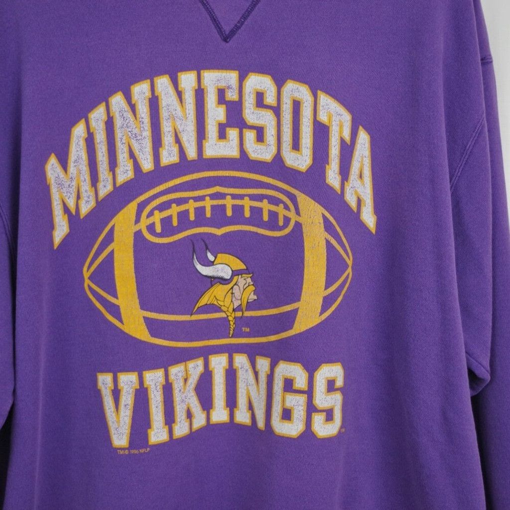 Champion 90's Distressed Minnesota Vikings Champion Sweatshirt XL Size US XL / EU 56 / 4 - 9 Thumbnail