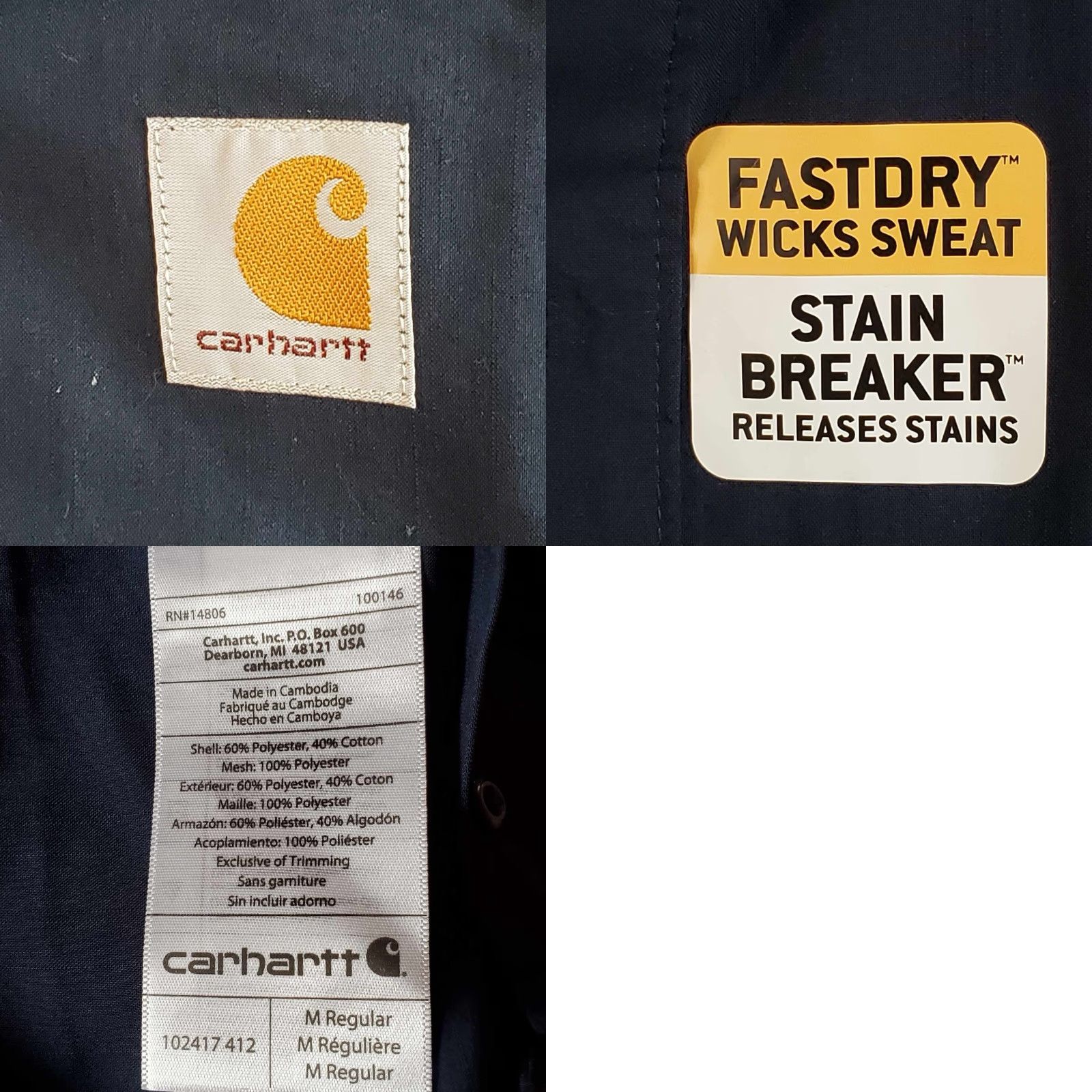 Carhartt VINTAGE Carhartt Force Button Up Shirt Mens M Blue Embroidered Logo NWT Trail Hiker 90s Theme Outdoor Preppy Mens Size US M / EU 48-50 / 2 - 9 Thumbnail