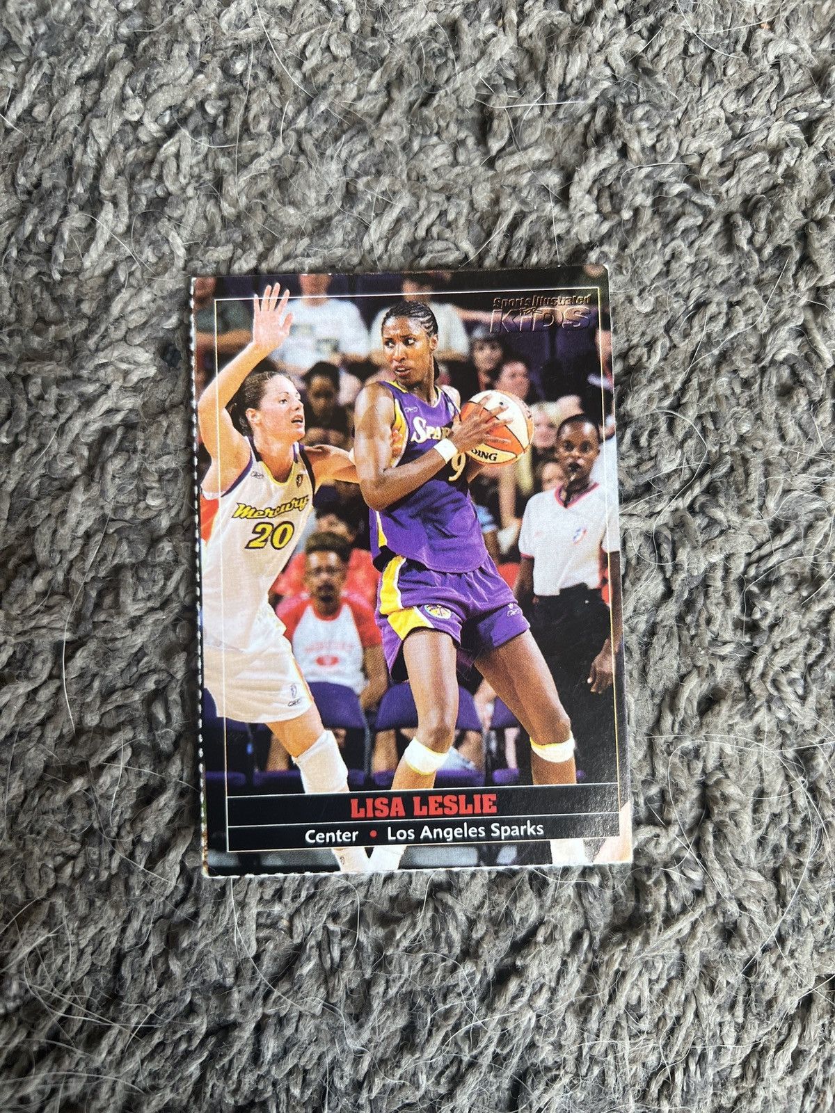 NBA 2005 Sports Illustrated For Kids #489 Lisa Leslie Card Size ONE SIZE - 1 Thumbnail