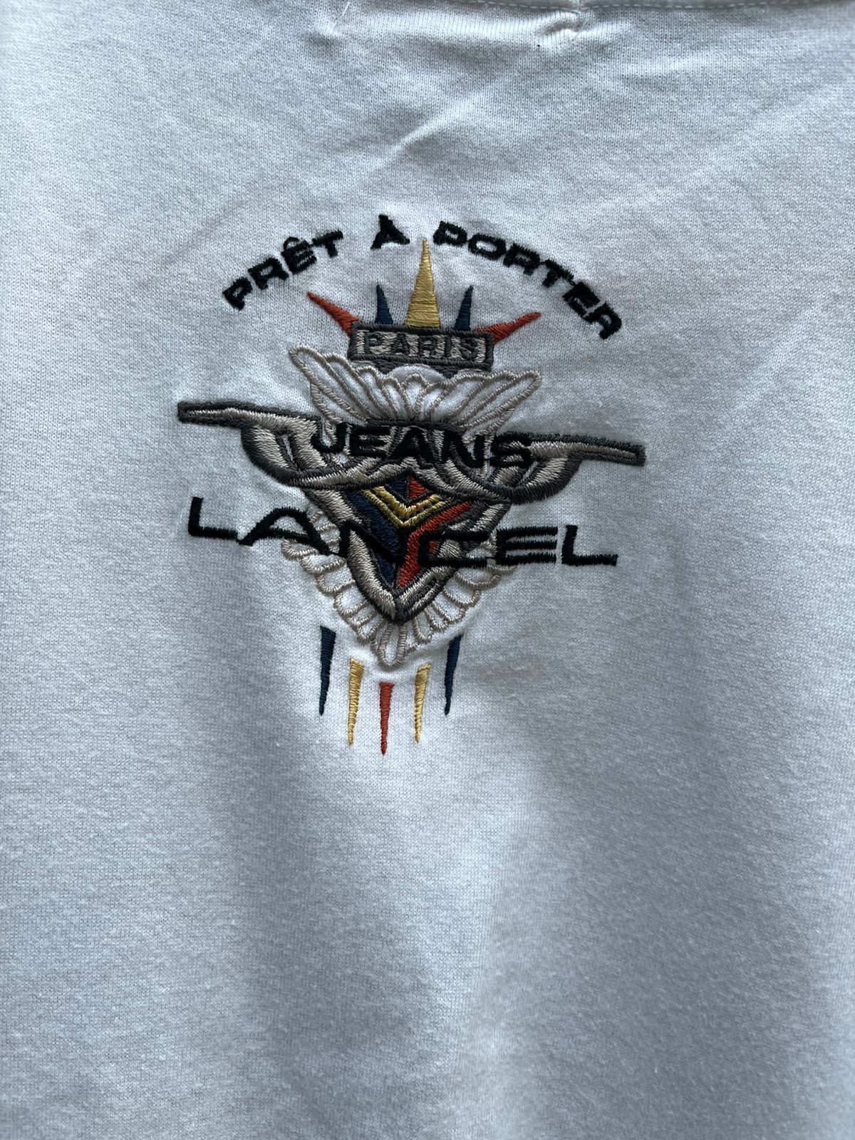 Japanese Brand × Lancel Lancel jeans embroidered logo graphic tee tshirt Size US S / EU 44-46 / 1 - 4 Thumbnail