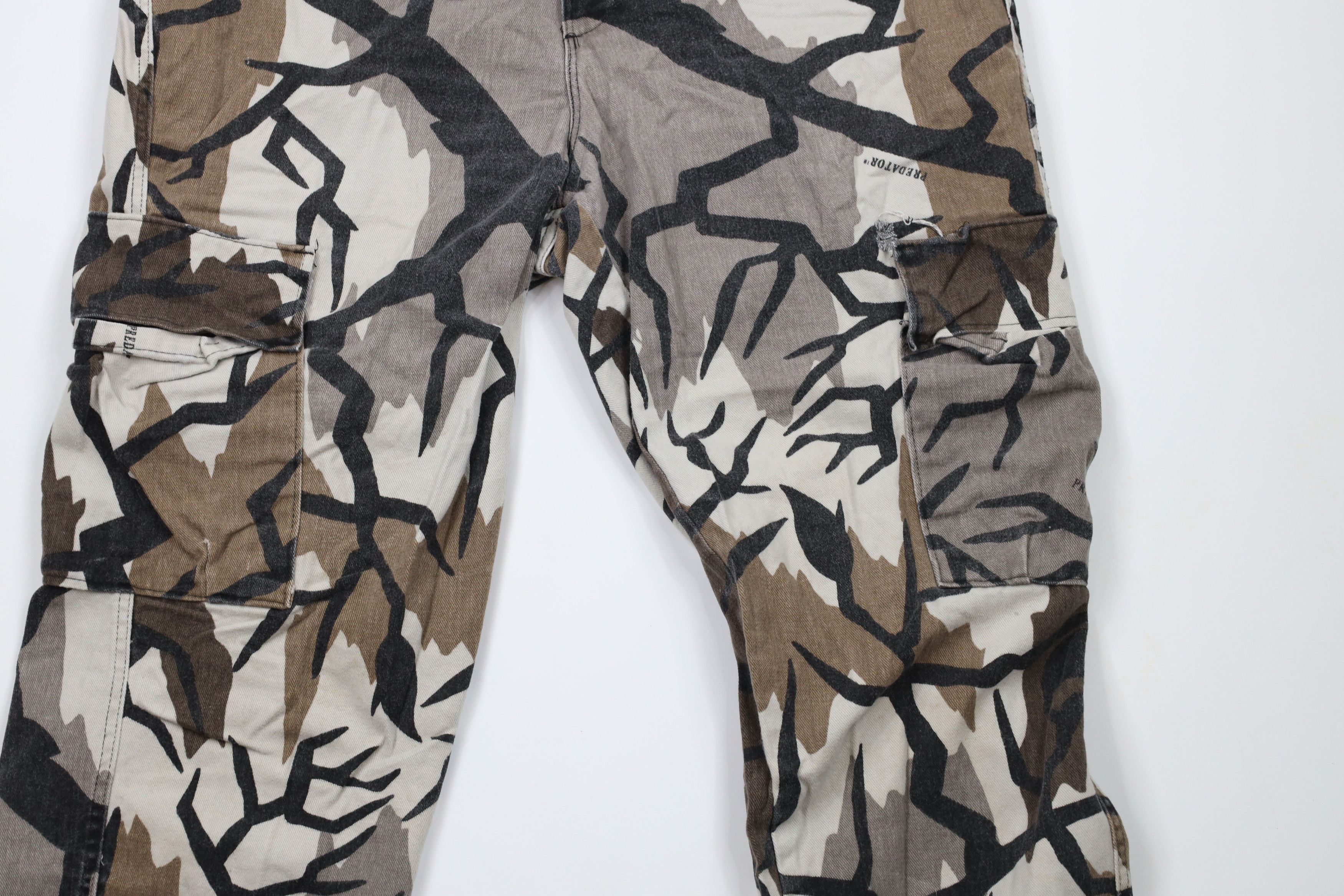 Vintage Vintage 90s Streetwear Camouflage Wide Leg Cargo Pants USA Size US 38 / EU 54 - 3 Thumbnail