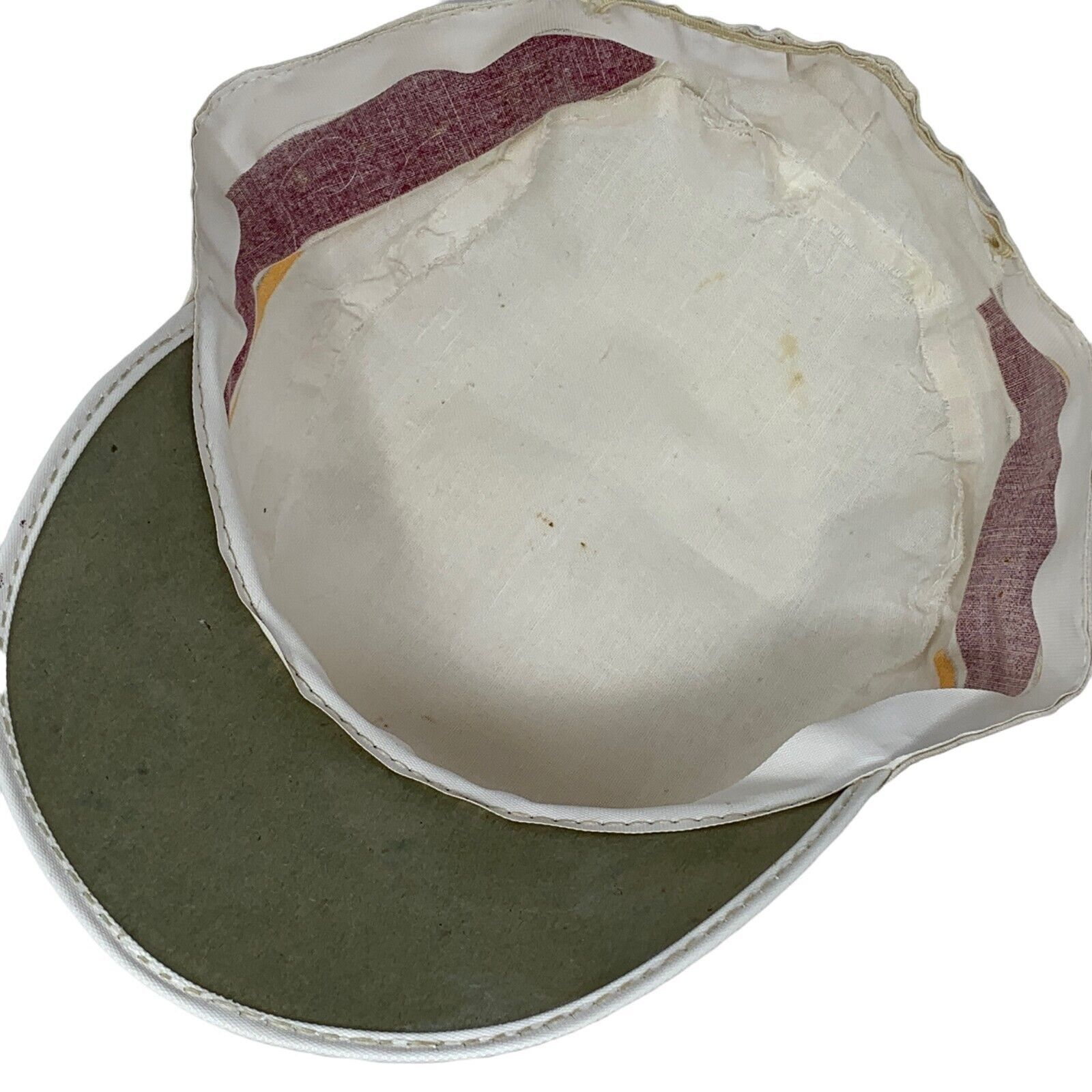 Other Vintage ASU Sun Devils Painters Hat Cap Fitted 7 3/8 White Size ONE SIZE - 4 Thumbnail