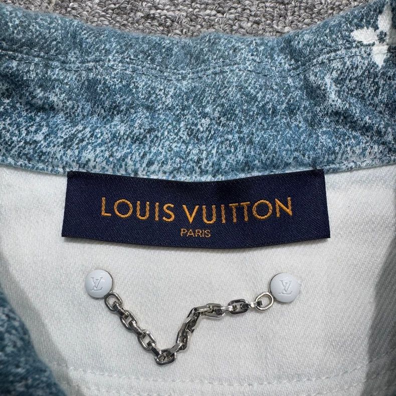 Louis Vuitton Louis Vuitton Star Gradient Denim Jacket 2501-Nextarrow Size US XL / EU 56 / 4 - 4 Thumbnail