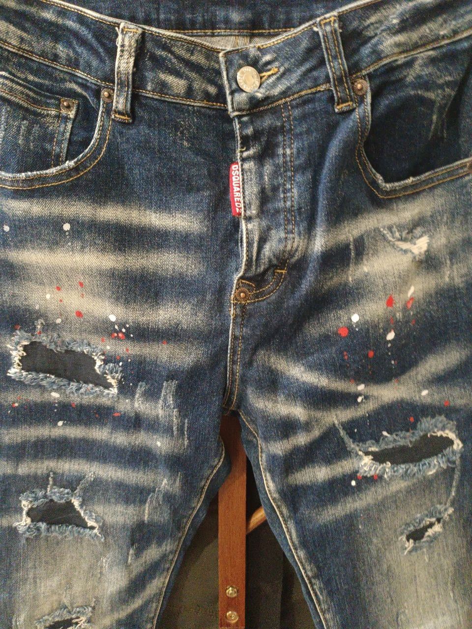 Dsquared2 Dsquared2 Classic Kenny Twist Distressed Paint Splatter Size US 30 / EU 46 - 2 Thumbnail