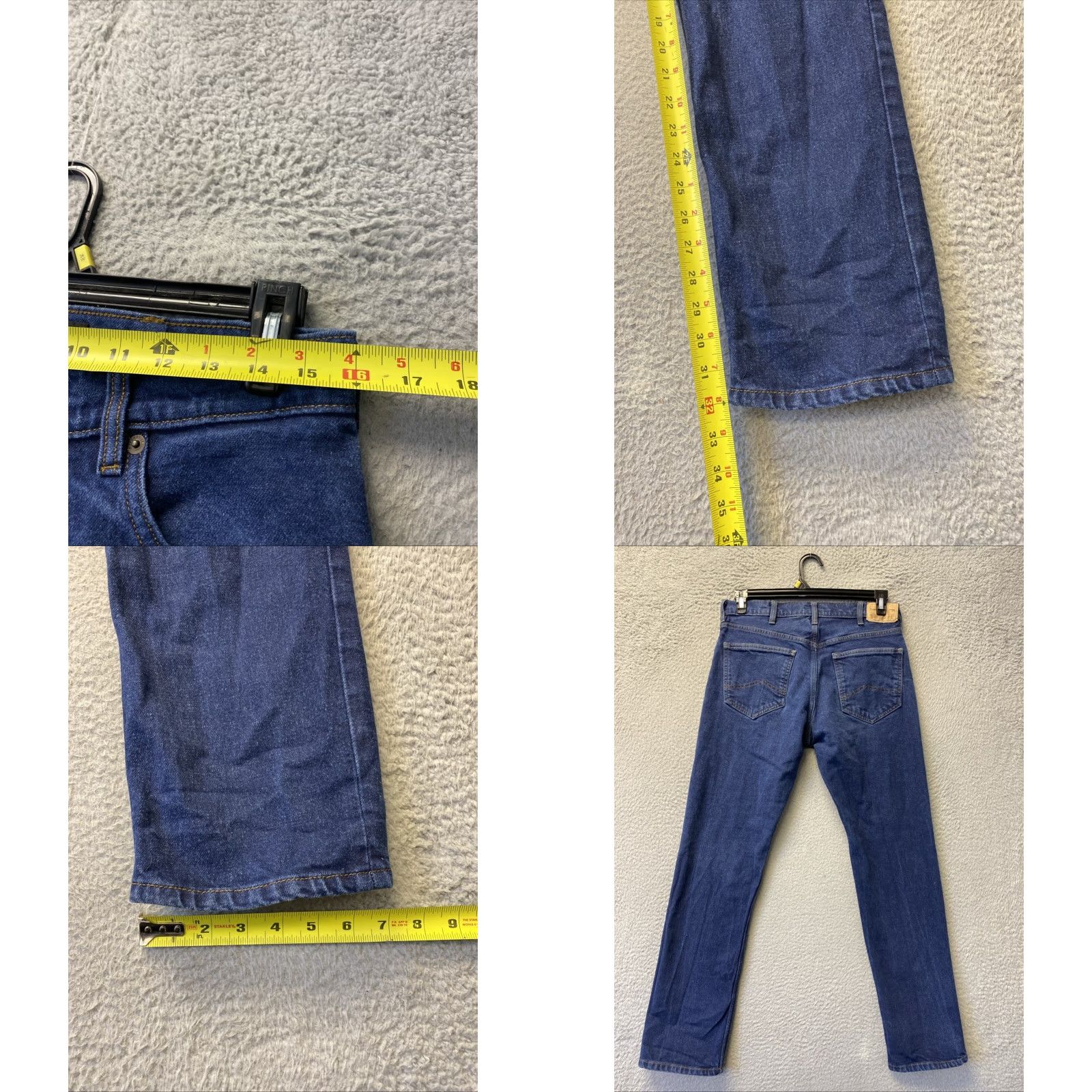 Patagonia Patagonia Jeans Pants Mens 32x32 Blue Denim / 0131 Jeans Flat Front Regular Fit 5-Pocket Cotton Denim Blue Handcrafted? Size US 32 / EU 48 - 8 Thumbnail