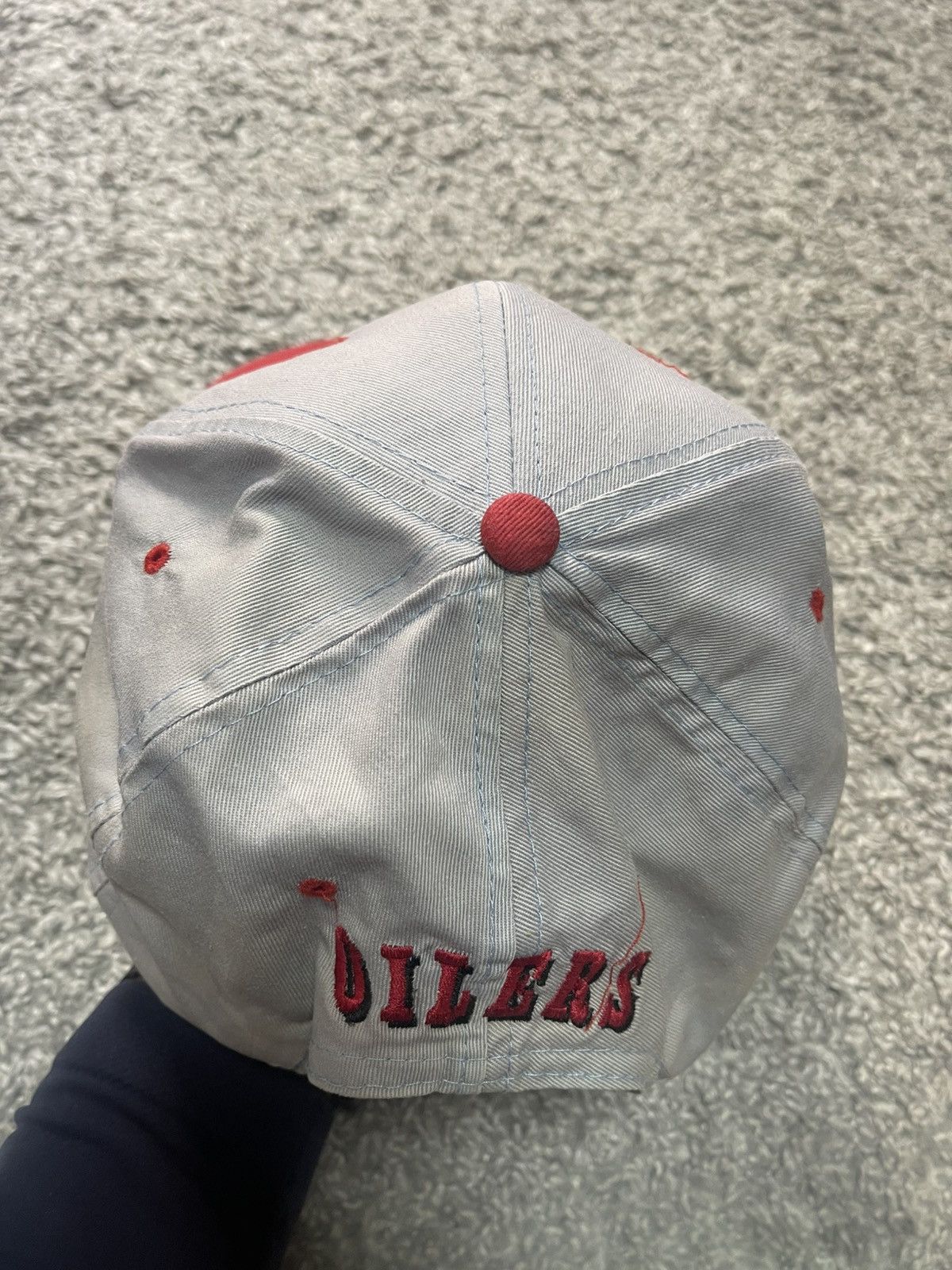 All Sport Vintage AJD Houston Oilers NFL Snapback Hat Cap Cap Two Tone Size ONE SIZE - 5 Thumbnail