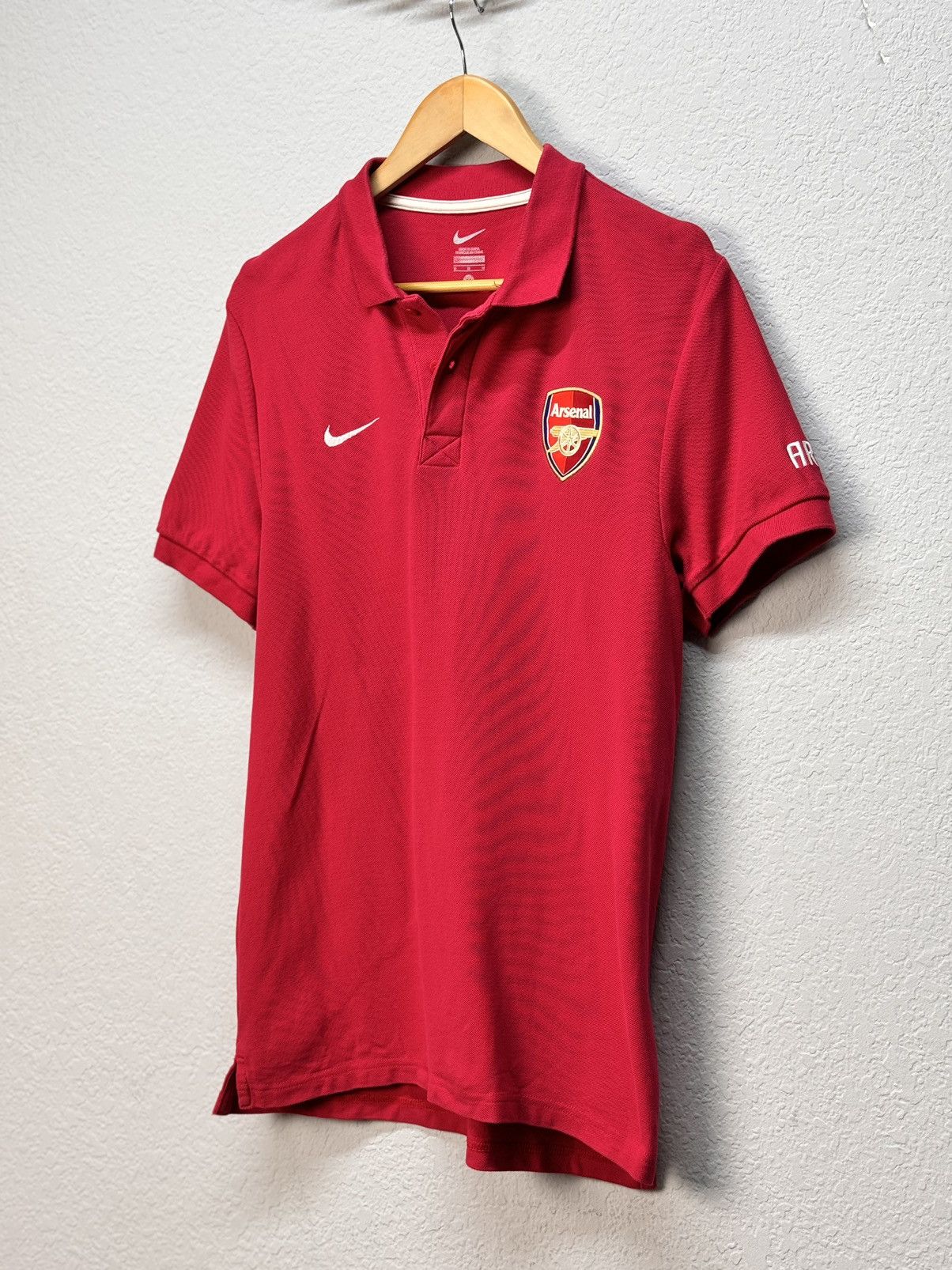 Nike × Vintage Vintage Nike Arsenal jersey England SHIRT tee football Size US M / EU 48-50 / 2 - 2 Thumbnail