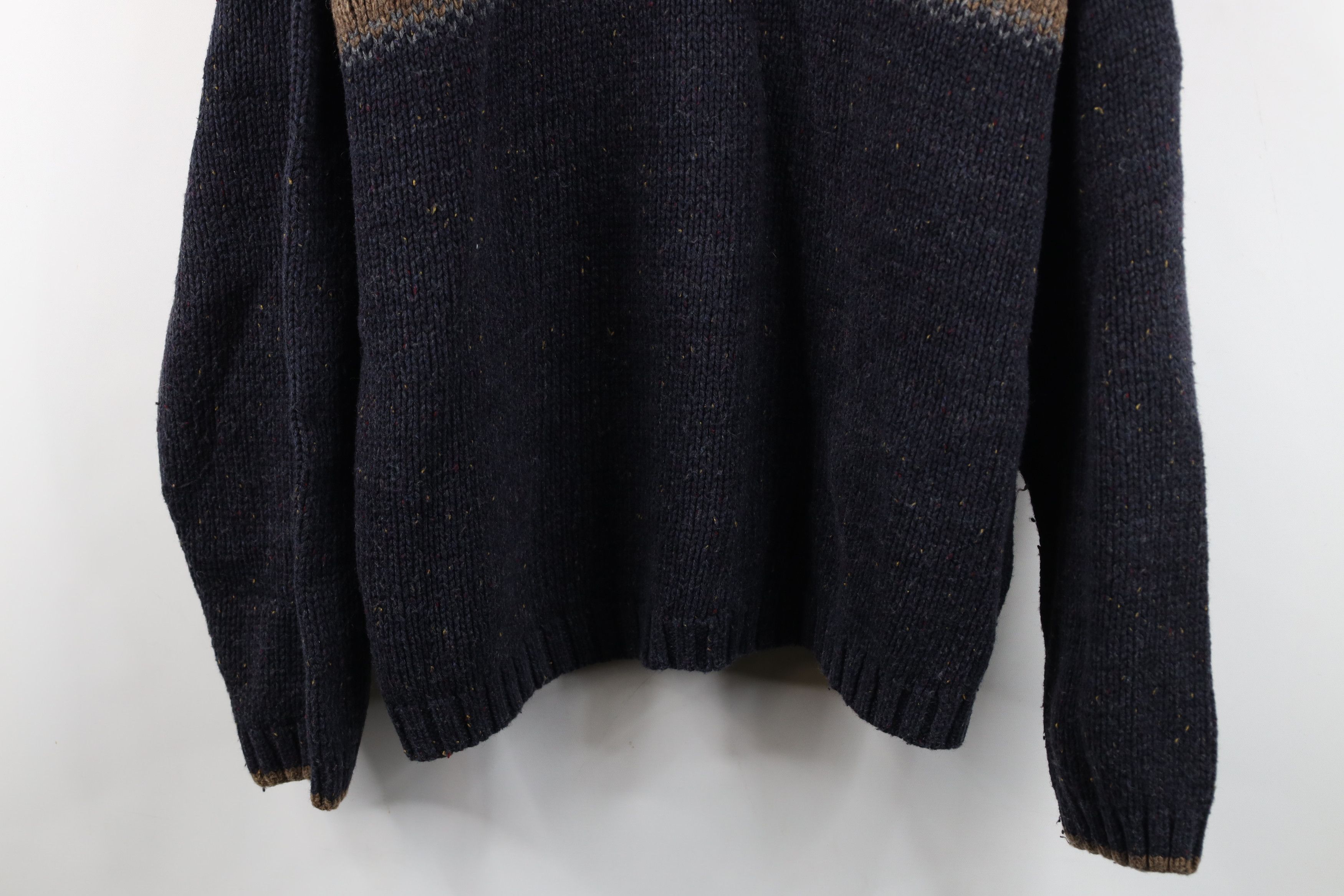 Vintage Vintage 90s Streetwear Wool Blend Knit Fair Isle Sweater Size US XL / EU 56 / 4 - 3 Thumbnail
