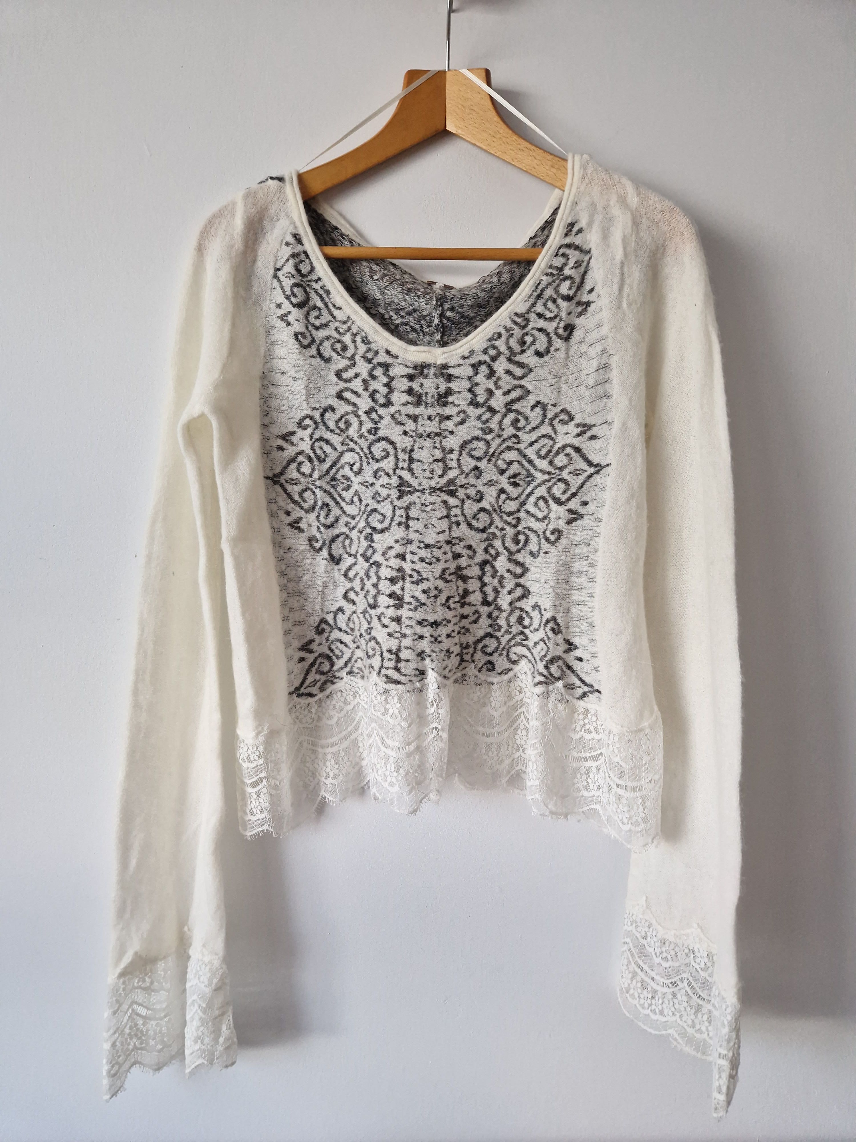 Free People tree people wool alpaca sweater Size S / US 4 / IT 40 - 1 Thumbnail