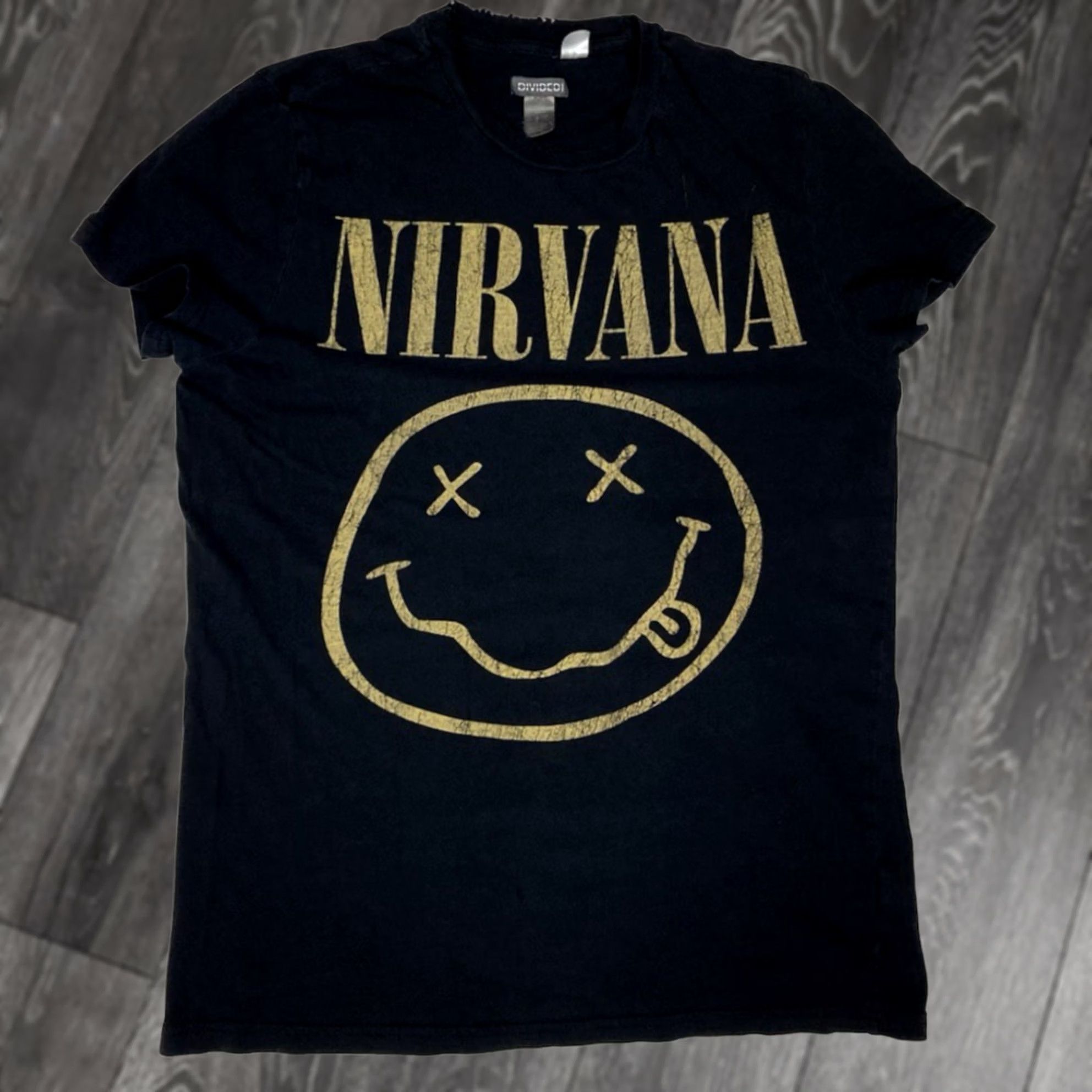 H&M H&M Nirvana Logo Graphic T-shirt Men Medium Black Short Sleeve Music Shirt Size M Retro Band Logo Casual Size US M / EU 48-50 / 2 - 1 Thumbnail