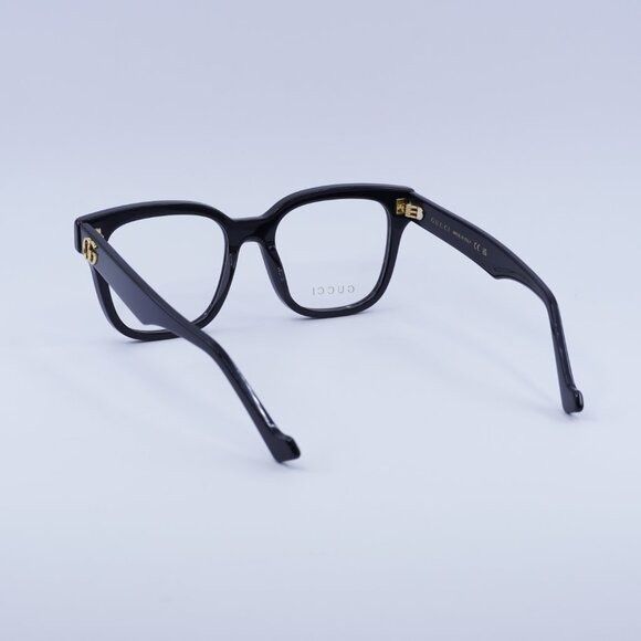Gucci Gucci GG0958O 004 Eyeglasses Black 52mm Square Frame Size ONE SIZE - 10 Thumbnail