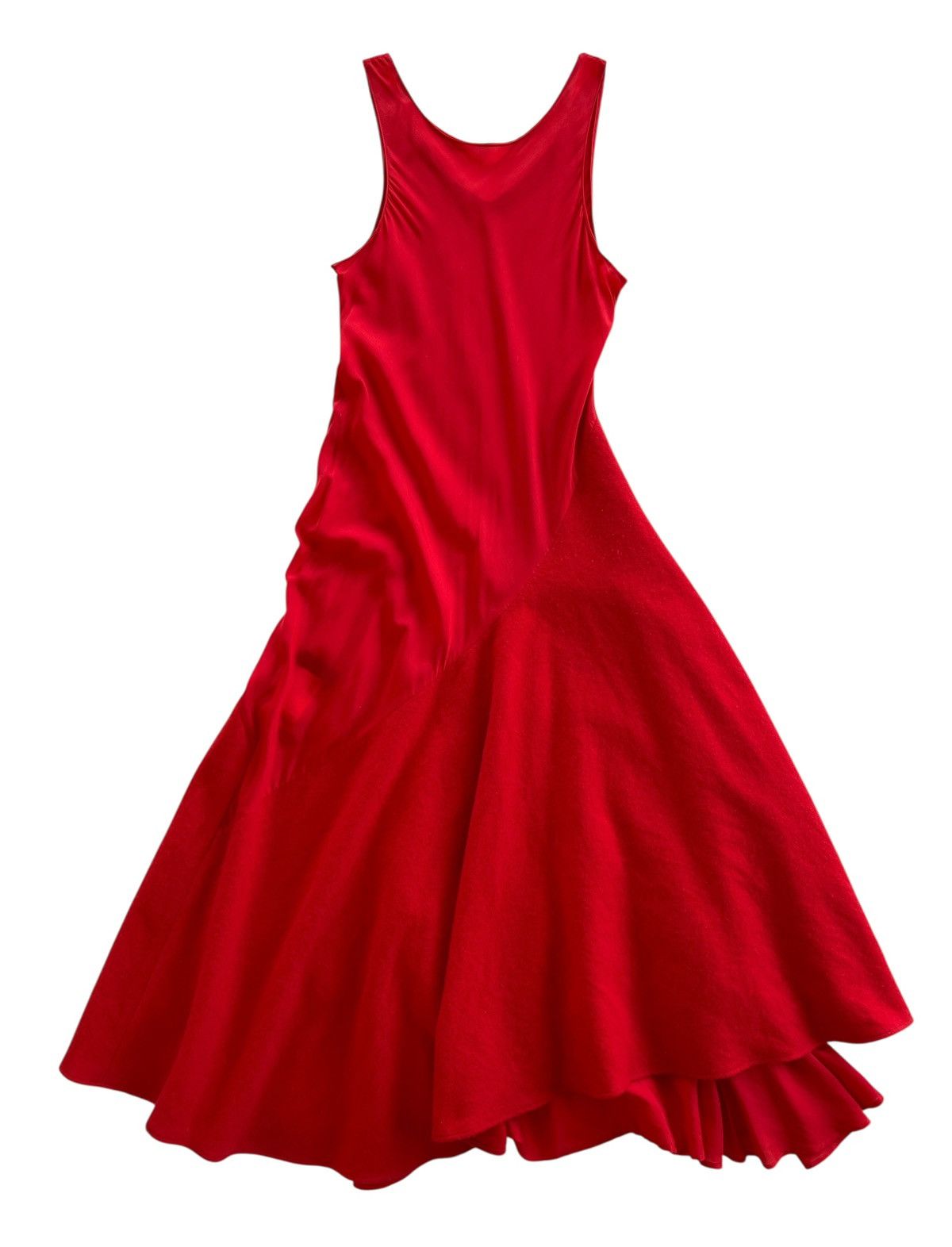 Y's Yohji Yamamoto Wool Cupro Gowns Maxi Dress Size M / US 6-8 / IT 42-44 - 5 Thumbnail